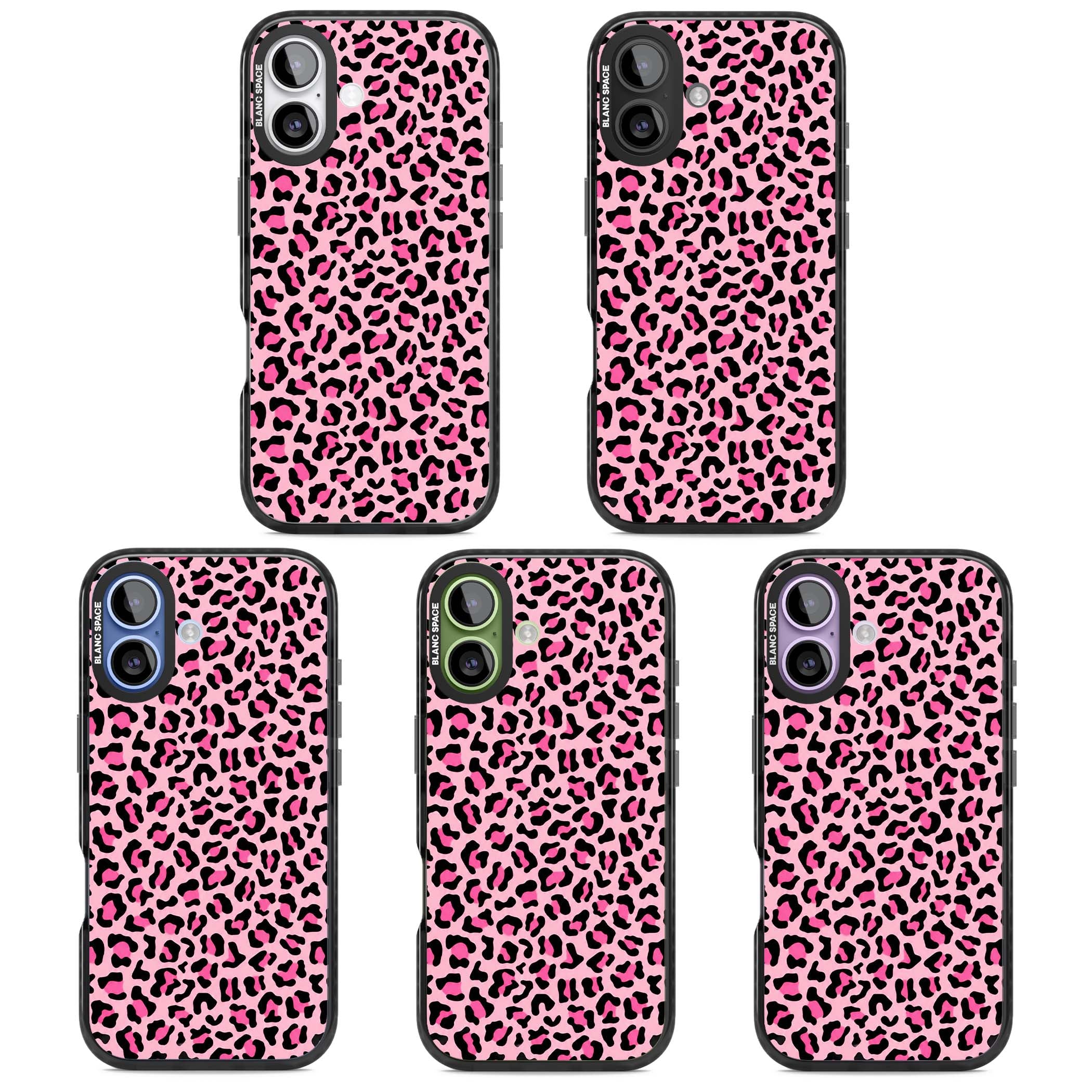 Pink Leopard baddie iPhone case | Clear Impact case for iPhone 17