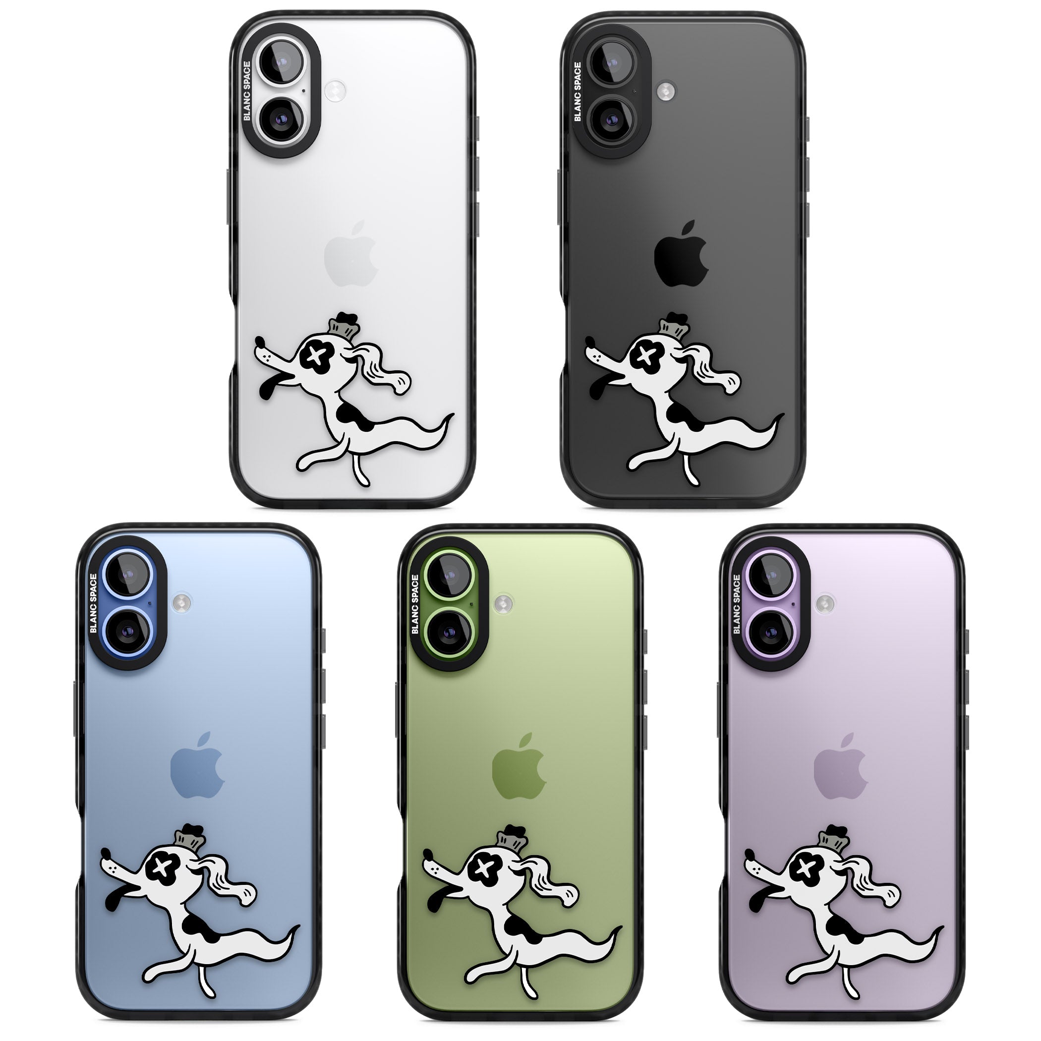 Dog Spirit iPhone 17 Impact Black Phone Case APT Impact Protection