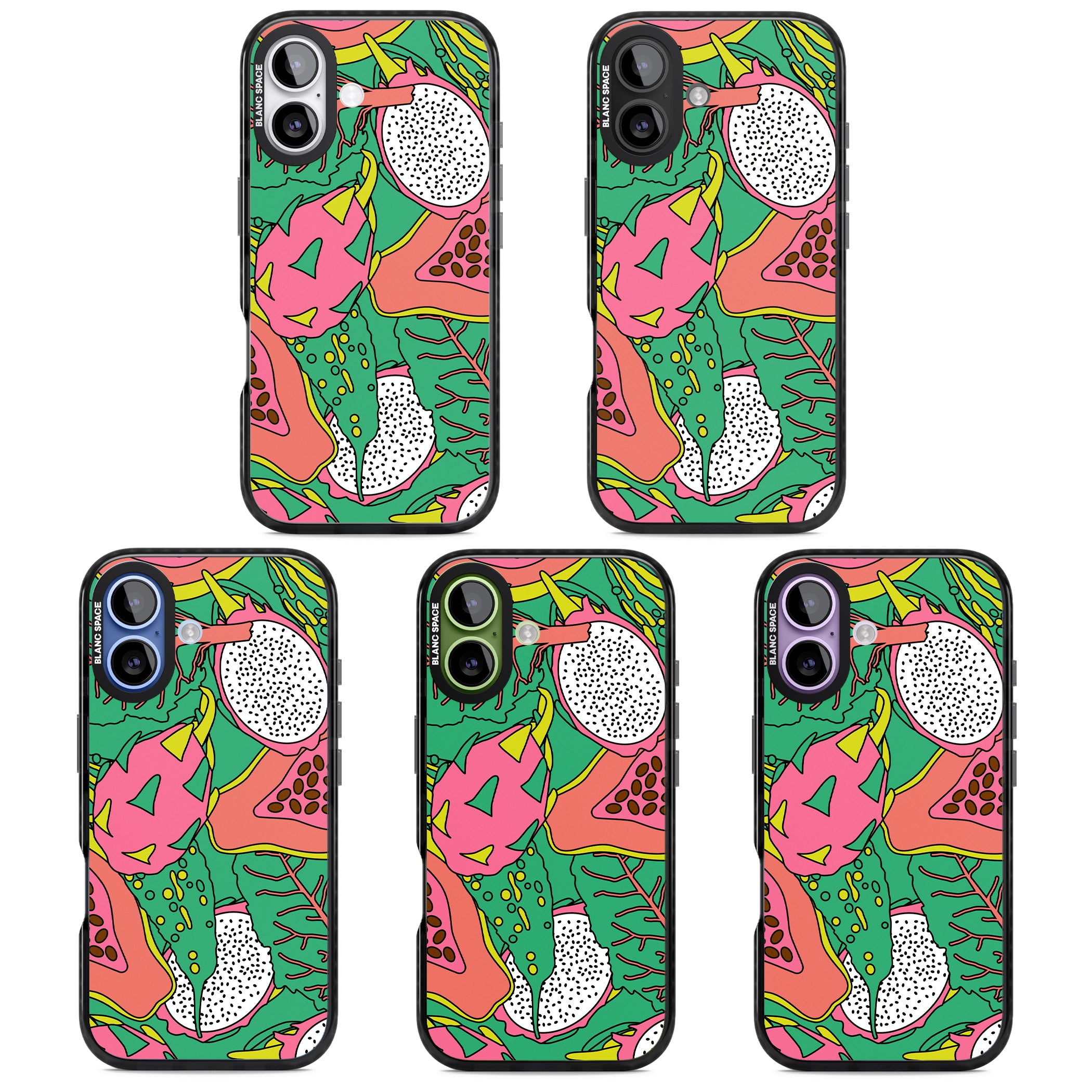 Psychedelic Salad iPhone 17 Impact Black Phone Case APT Impact Protection