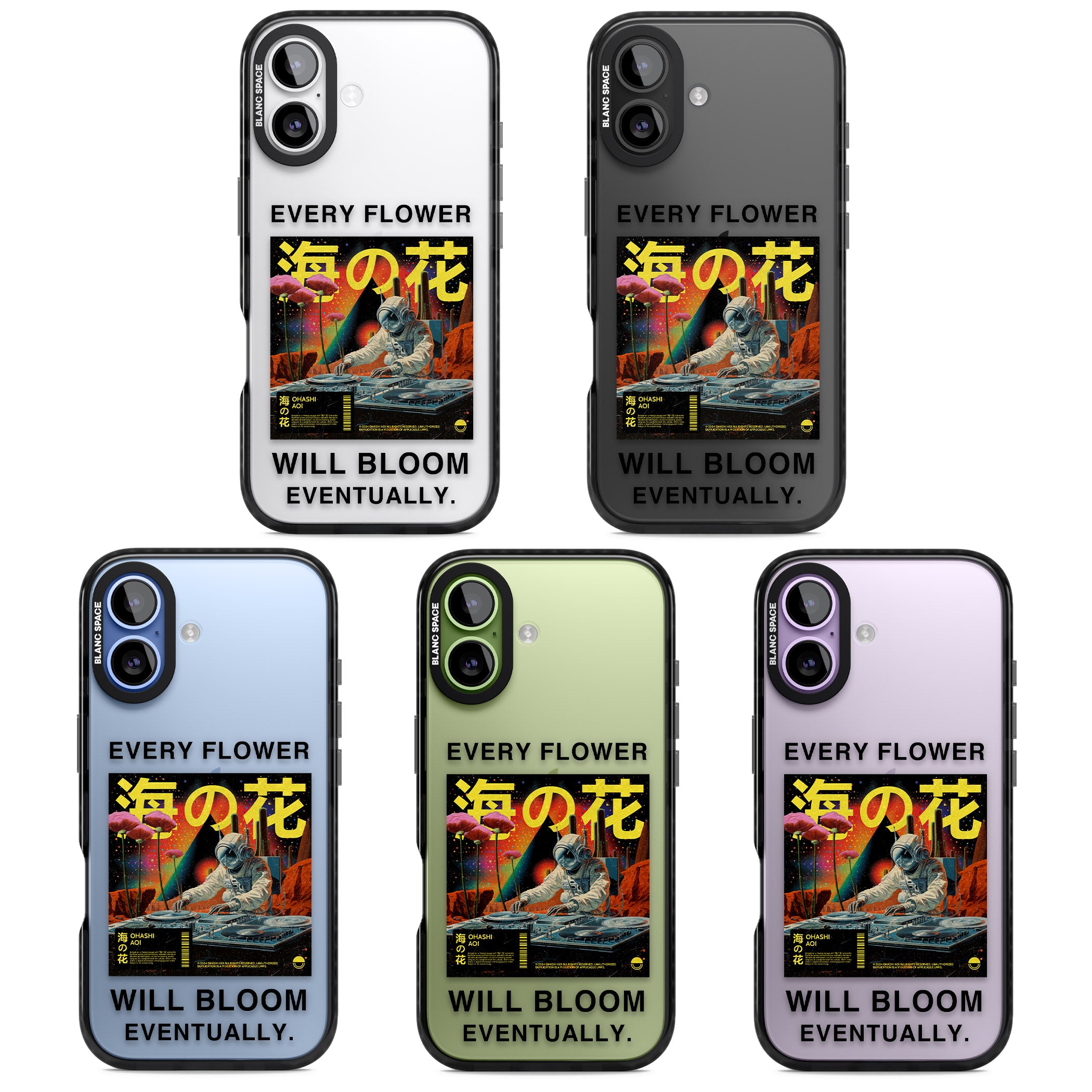 Every Flower Will Bloom Eventually iPhone 17 Impact Black Phone Case APT Impact Protection