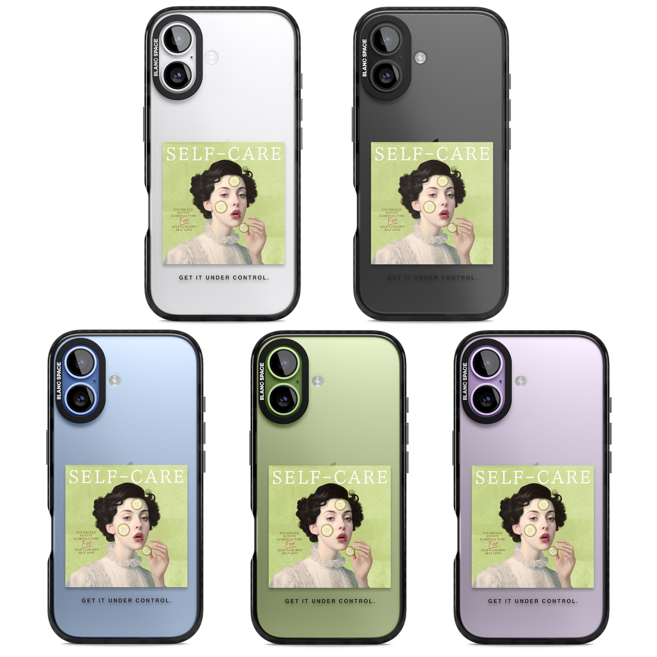 Self Care iPhone 17 Impact Black Phone Case APT Impact Protection