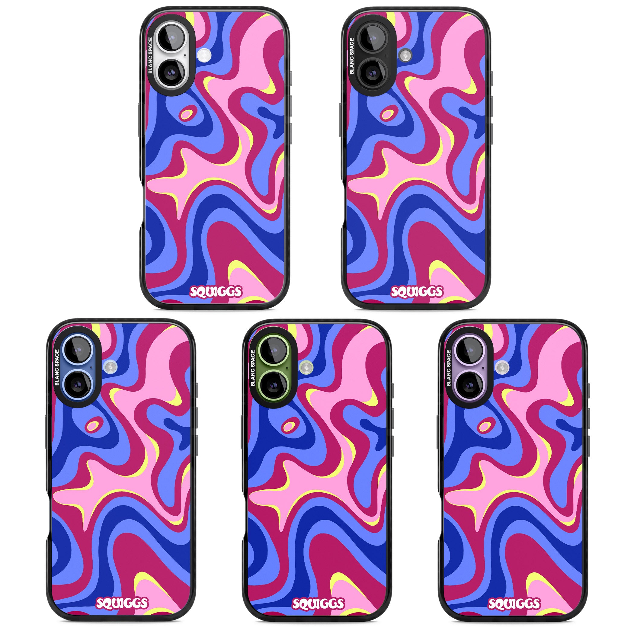 Blue Lava iPhone 17 Impact Black Phone Case APT Impact Protection