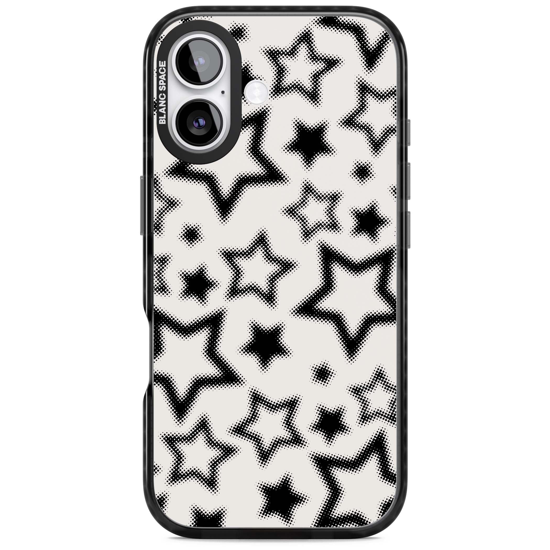 Black Halftone Stars