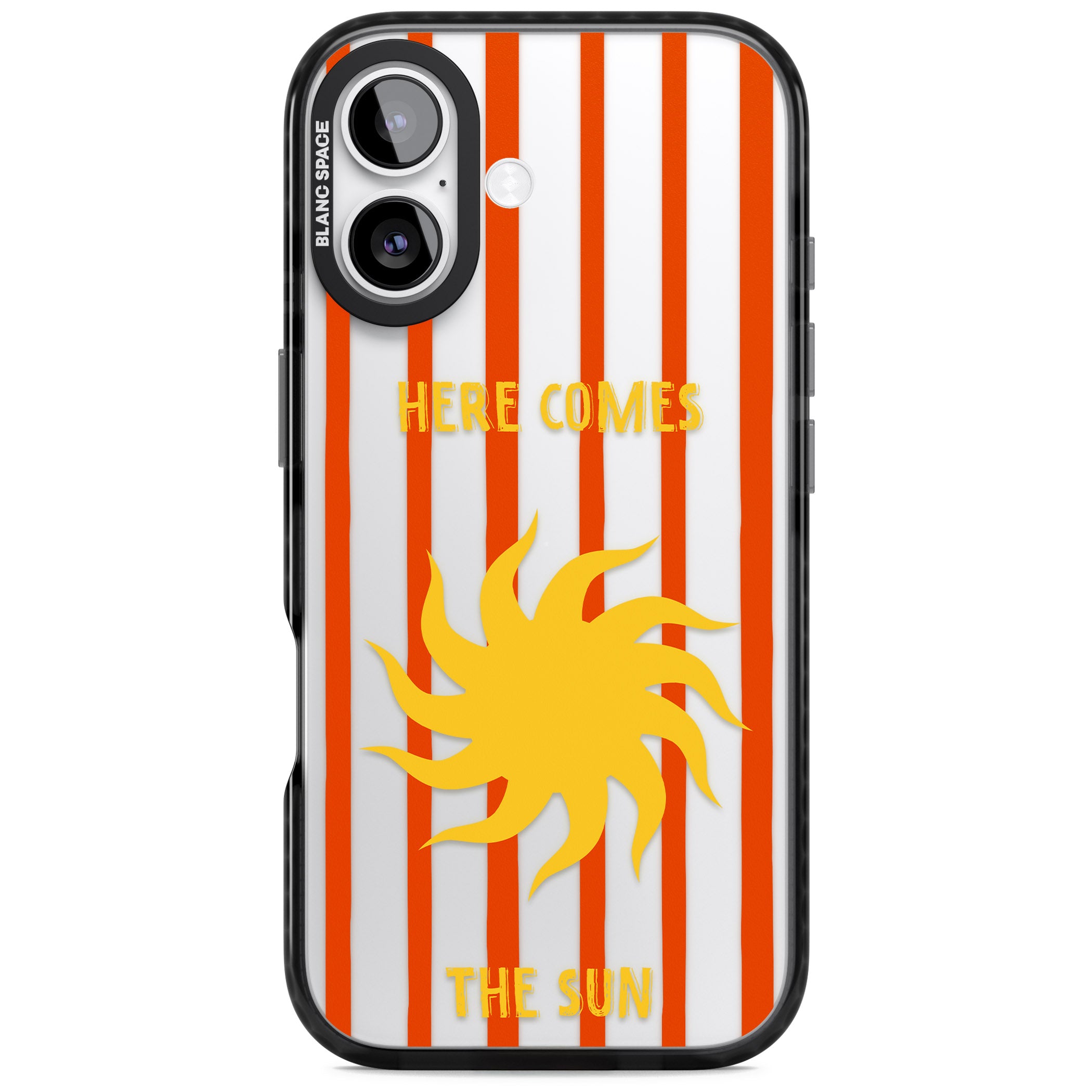 Here Comes The Sun iPhone 17 Impact Black Phone Case