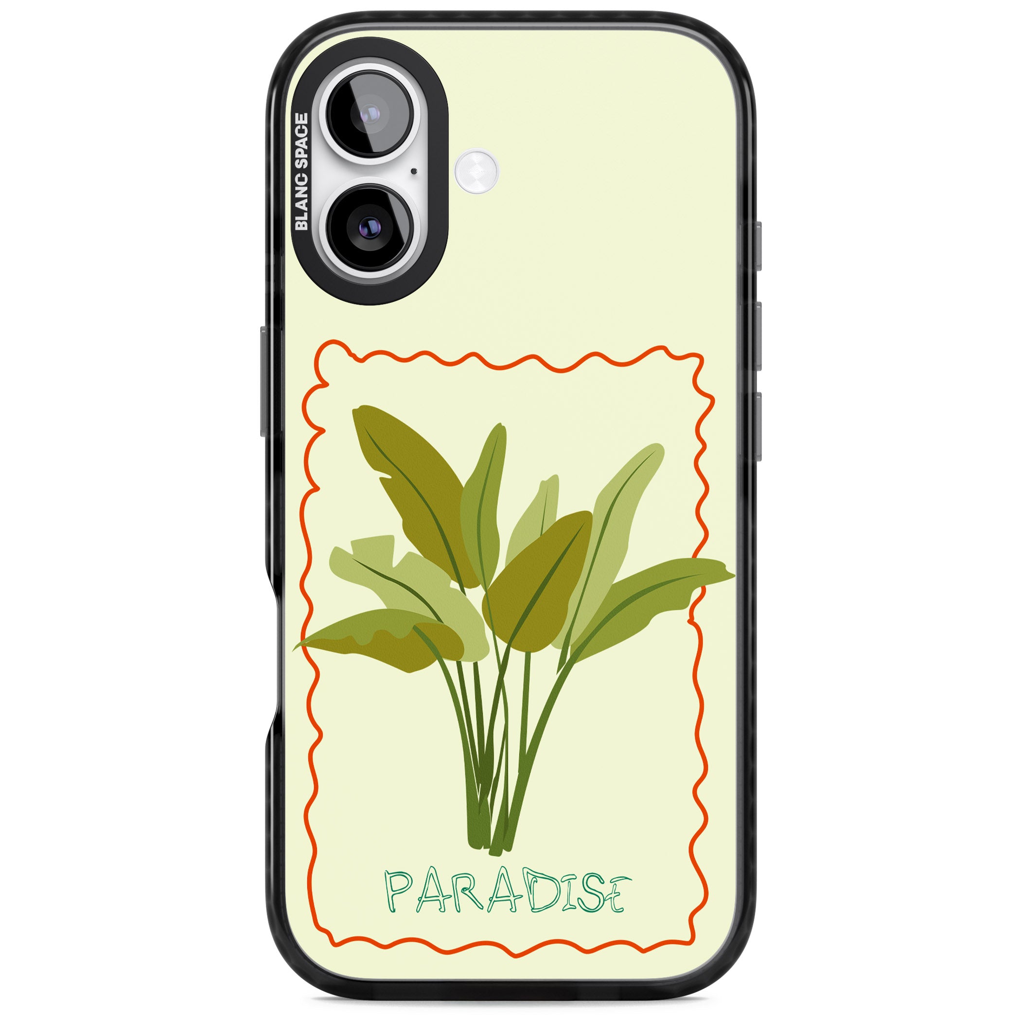 Paradies Plant iPhone 17 Impact Black Phone Case