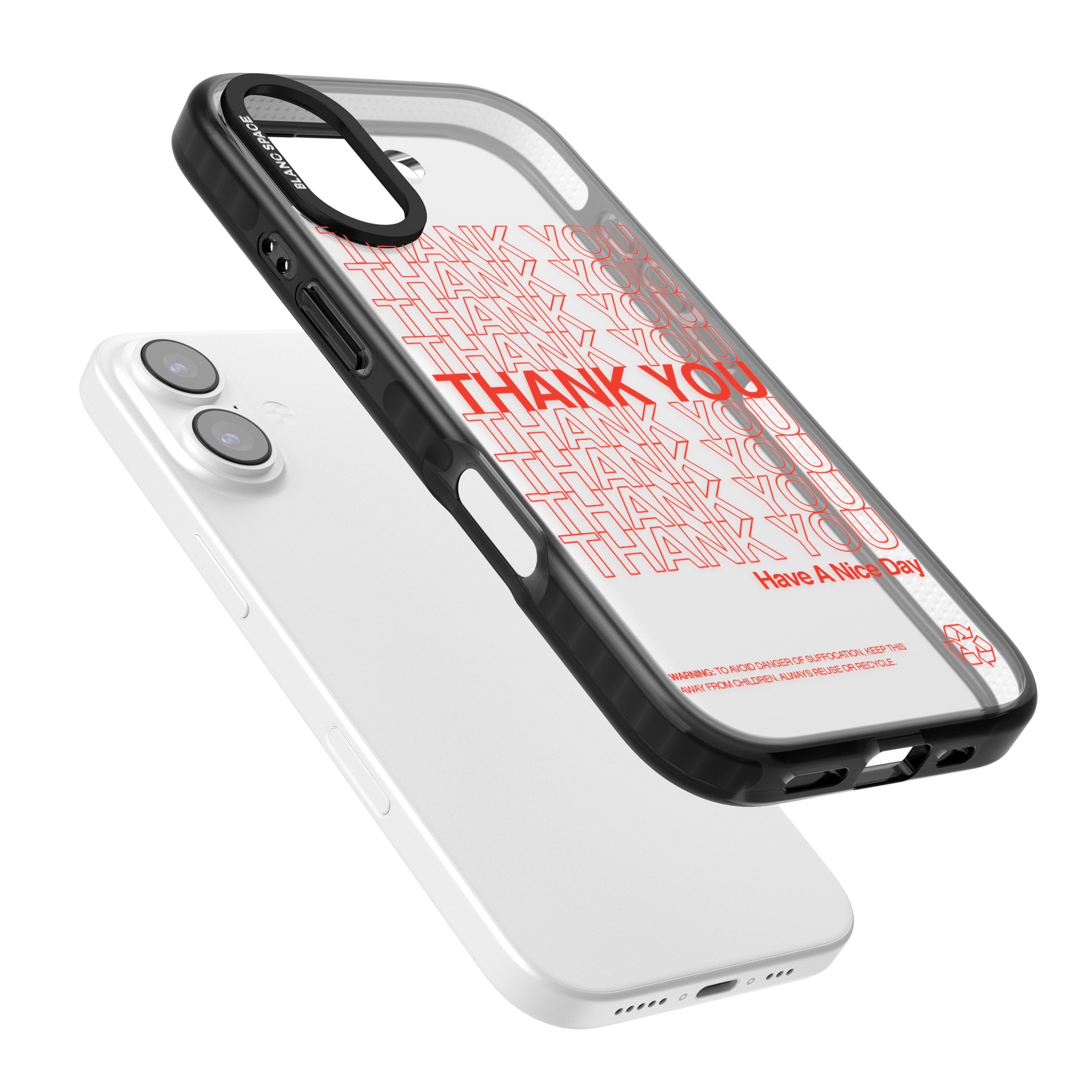 Thank You Have A Nice Day iPhone 17 Impact Black Phone Case Colours