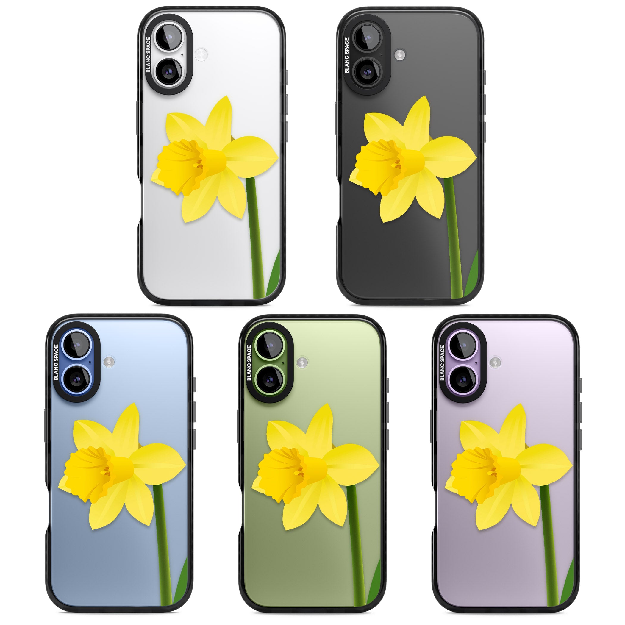 Daffodil iPhone 17 Impact Black Phone Case APT Impact Protection