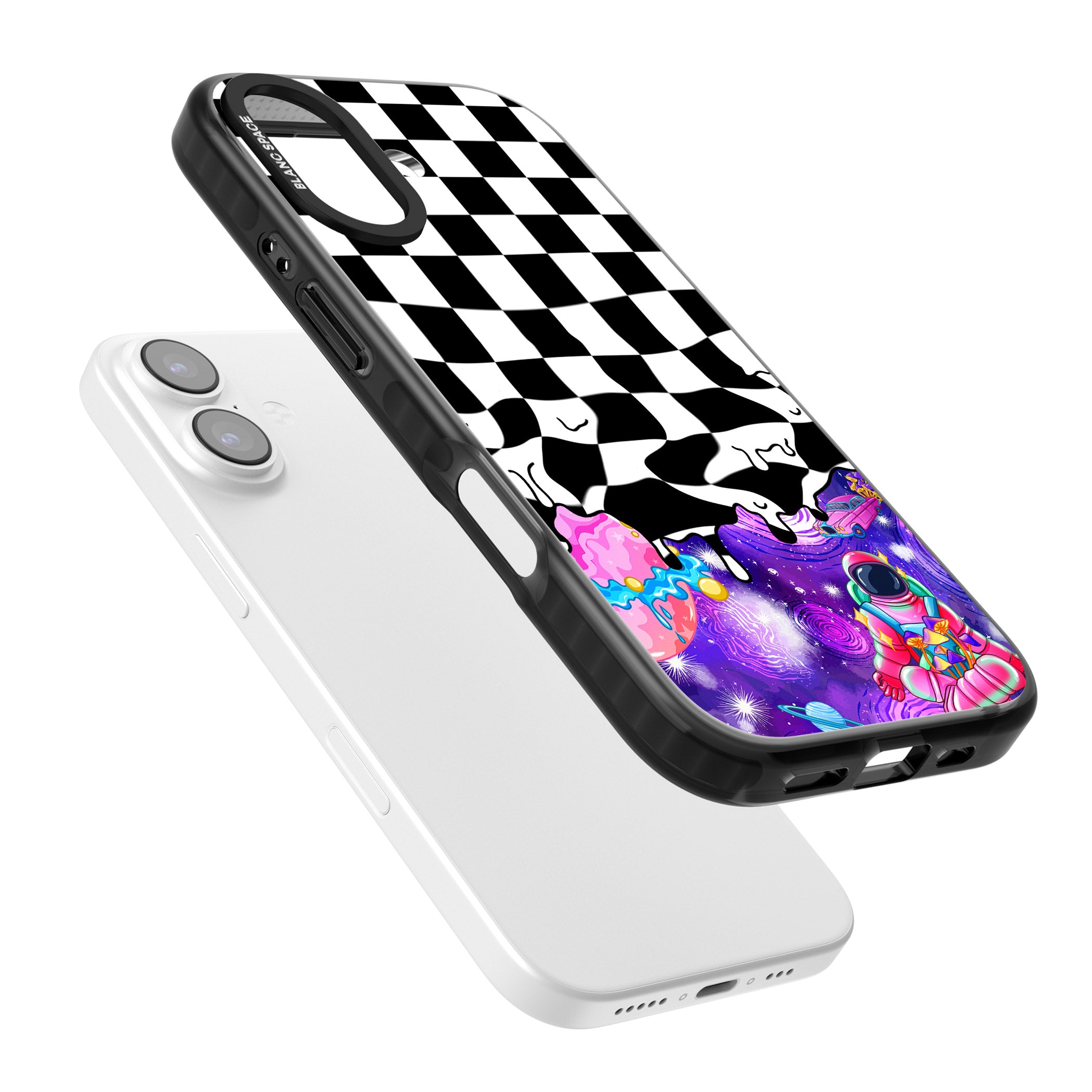Washed Out iPhone 17 Impact Black Phone Case Colours