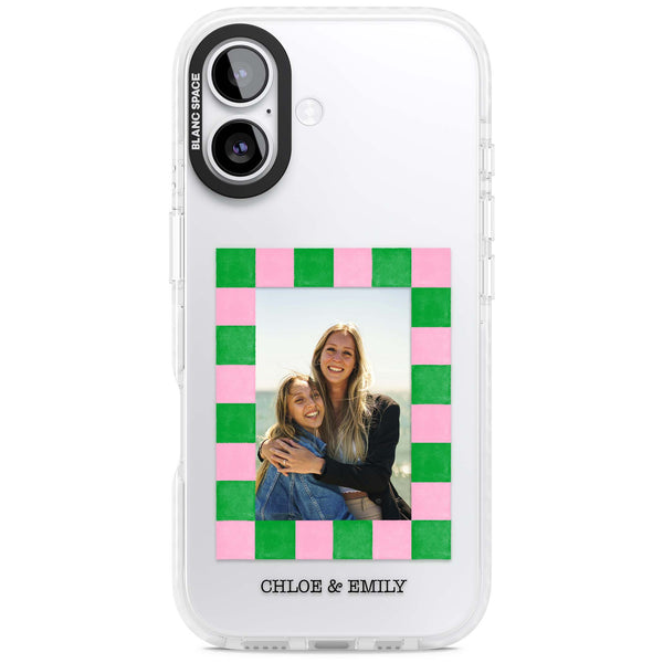 Personalised Riviera Check Photo