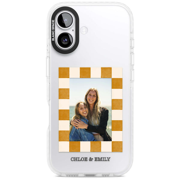 Personalised Citrus Check Photo