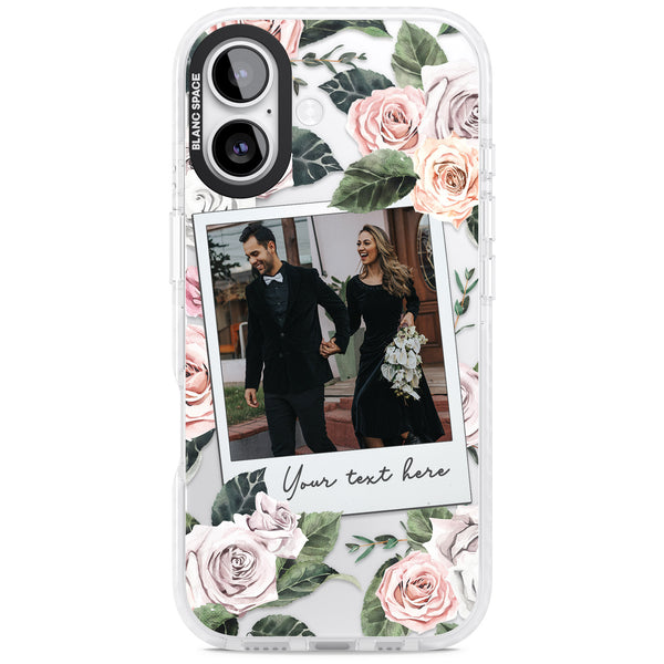 Personalised Floral Polaroid
