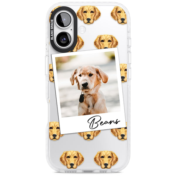 Personalised Labrador Instant Camera Photo