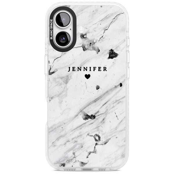 Personalised Marble Heart