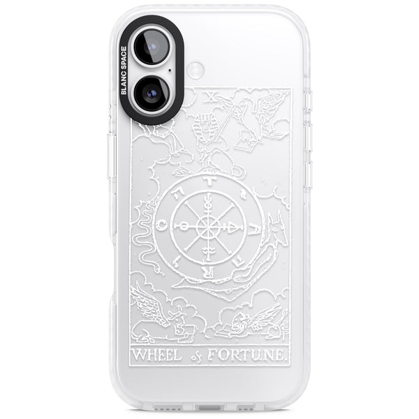 Personalised Wheel Of Fortune Tarot Card (White)