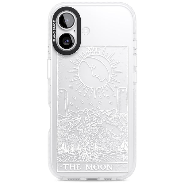 Personalised The Moon Tarot Card (White)