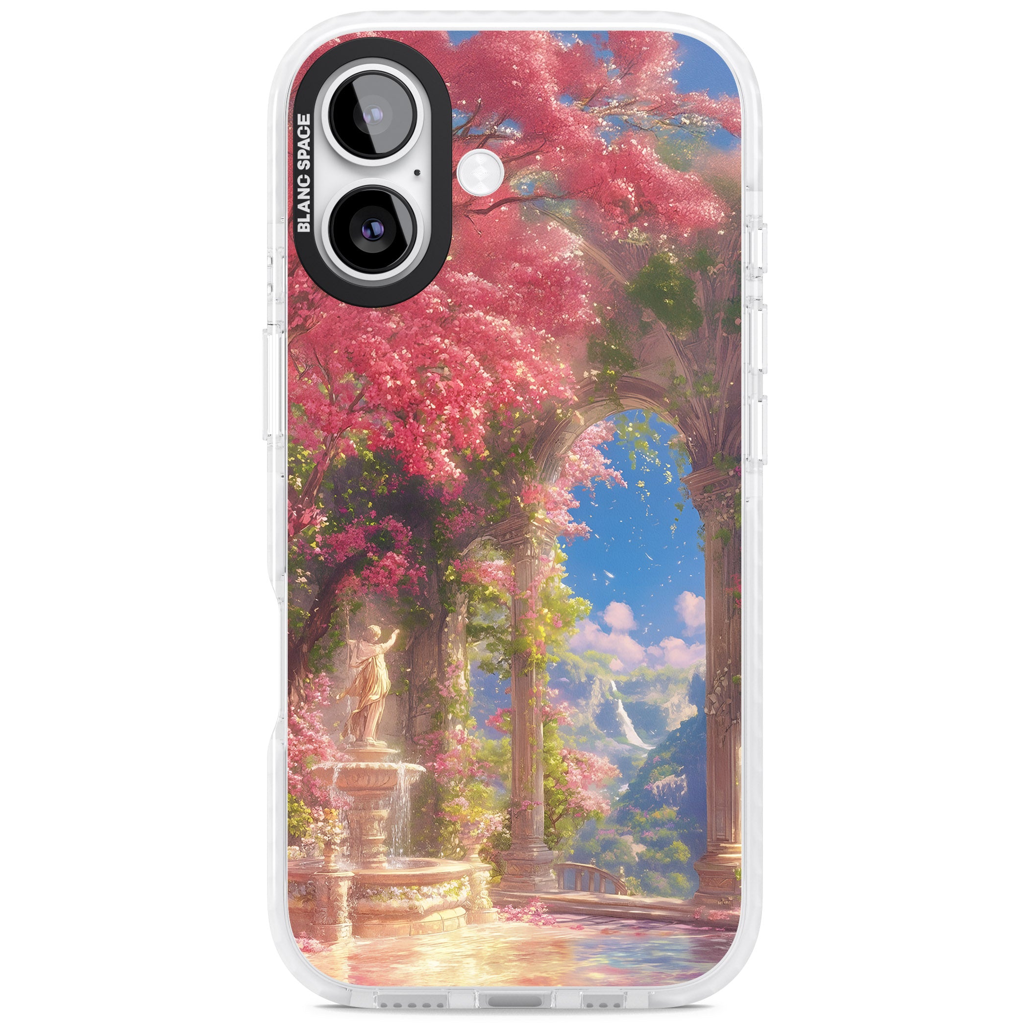 Castle Blossom iPhone 17 Impact Clear Phone Case