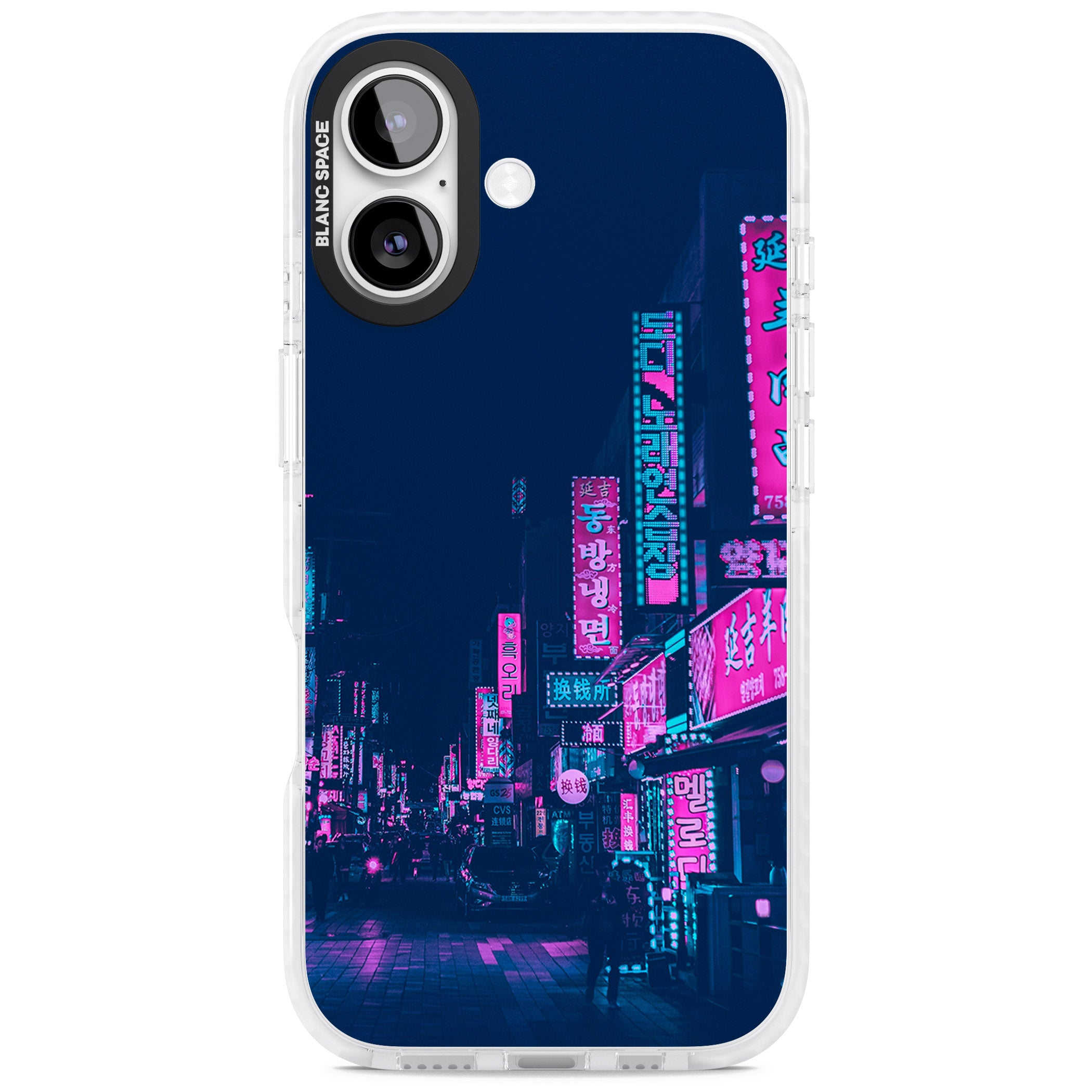 Neon Nights iPhone 17 Impact Clear Phone Case