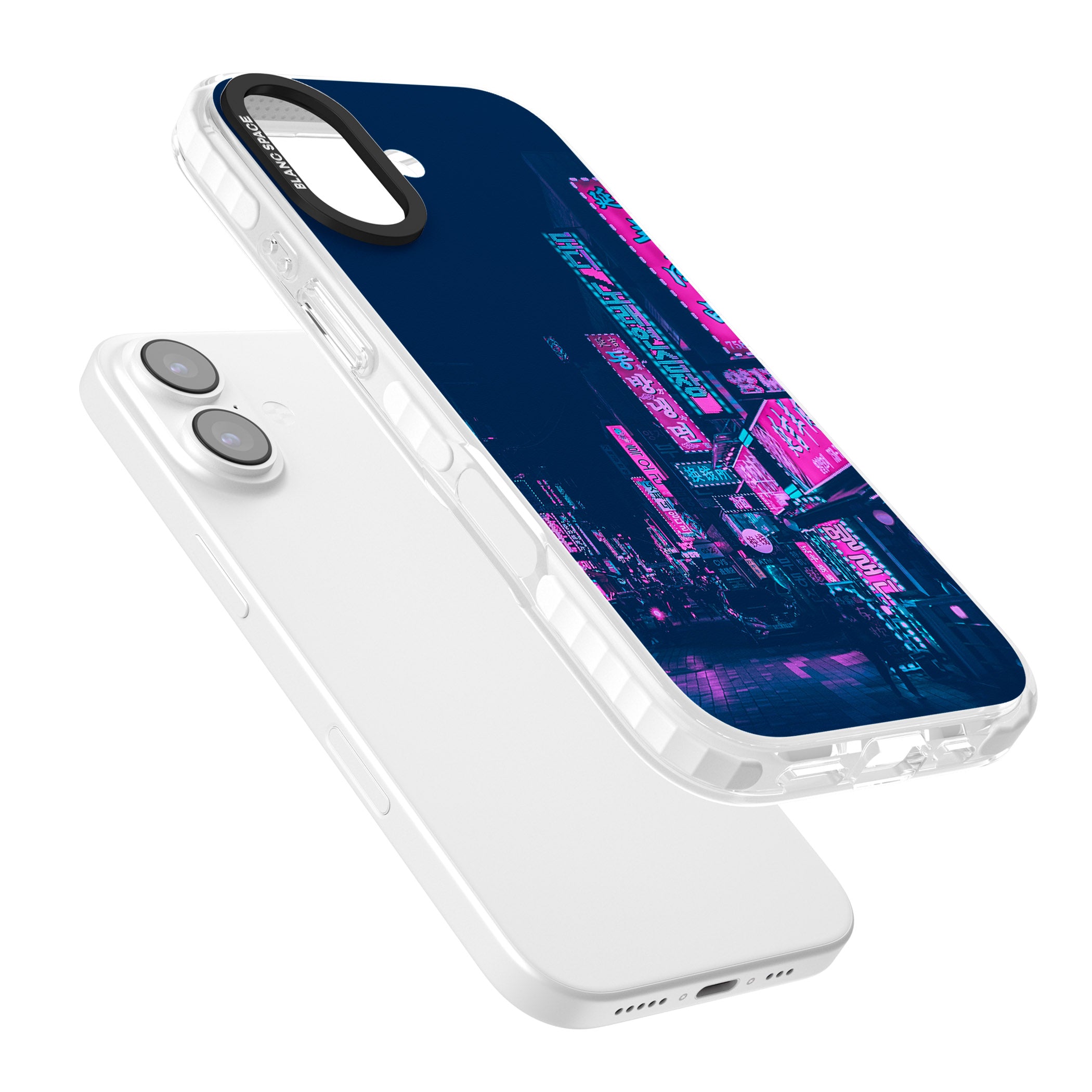 Neon Nights iPhone 17 Impact Clear Phone Case Colours