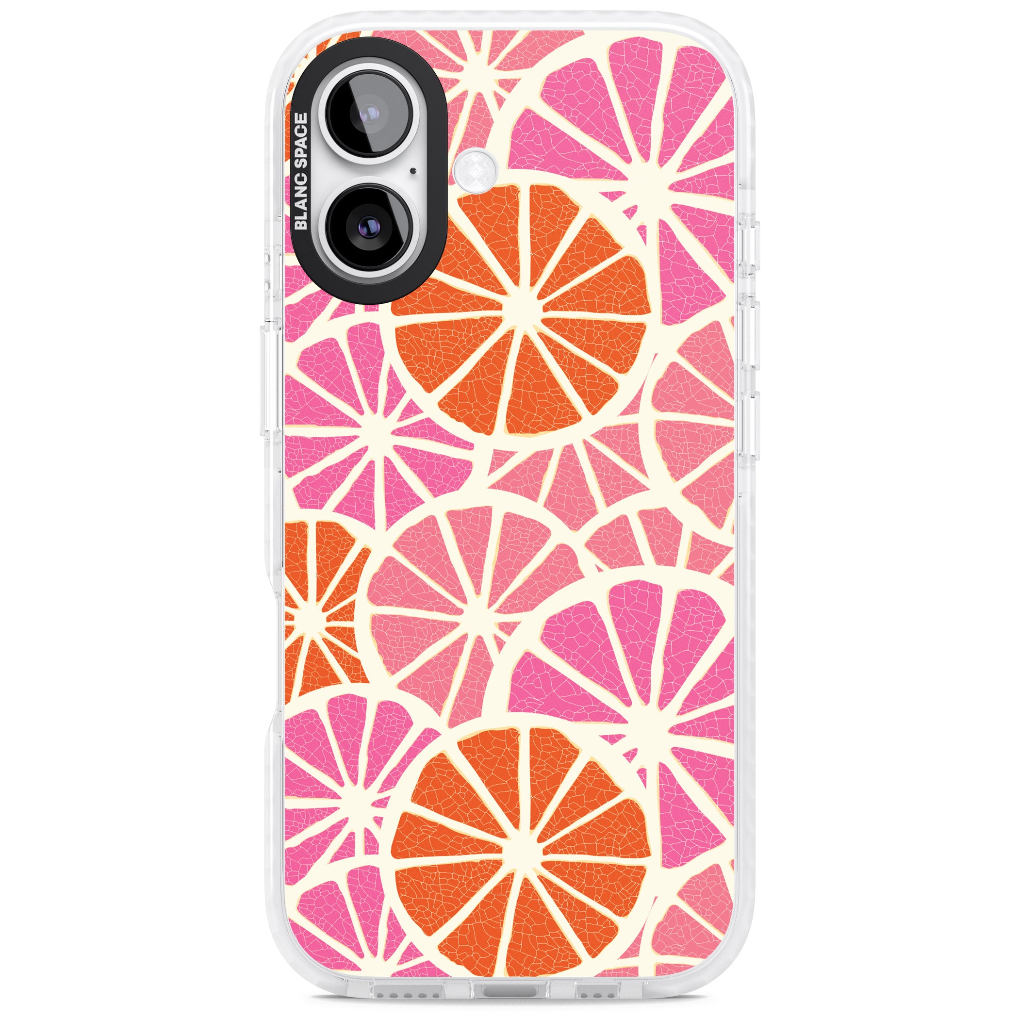 Citrus Slices iPhone 17 Impact Clear Phone Case