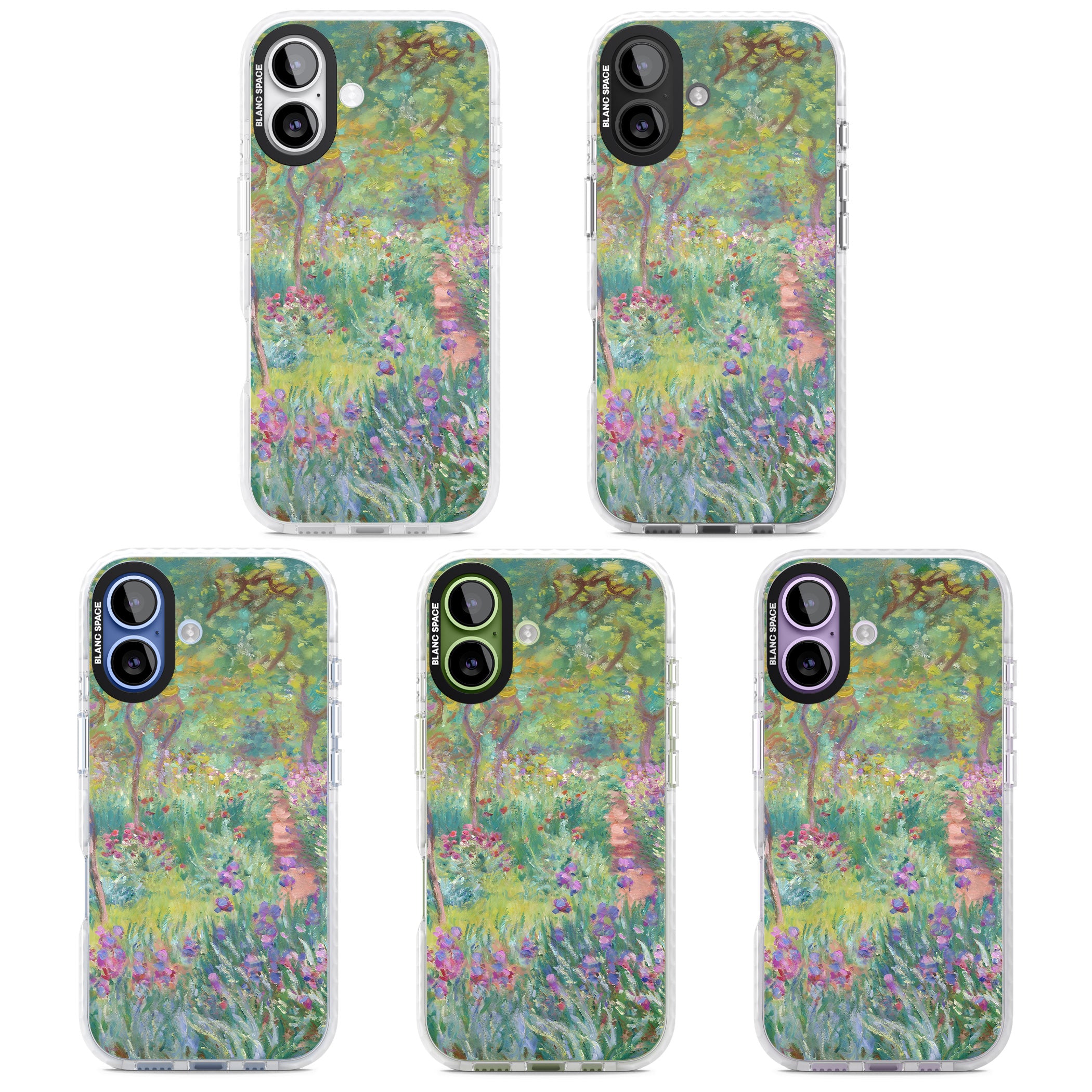 Garden in Giverny iPhone 17 Impact Clear Phone Case APT Impact Protection