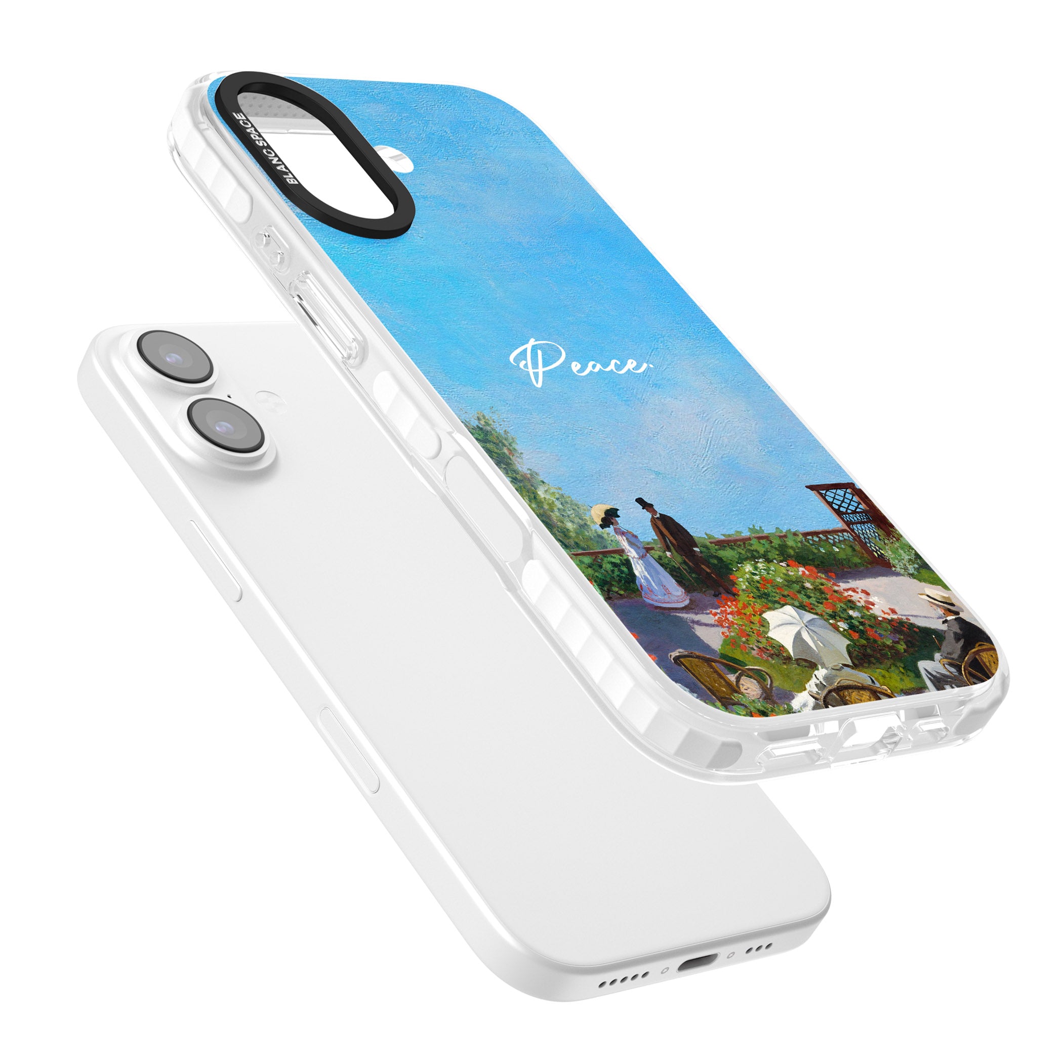 Monet Garden Terrace iPhone 17 Impact Clear Phone Case Colours