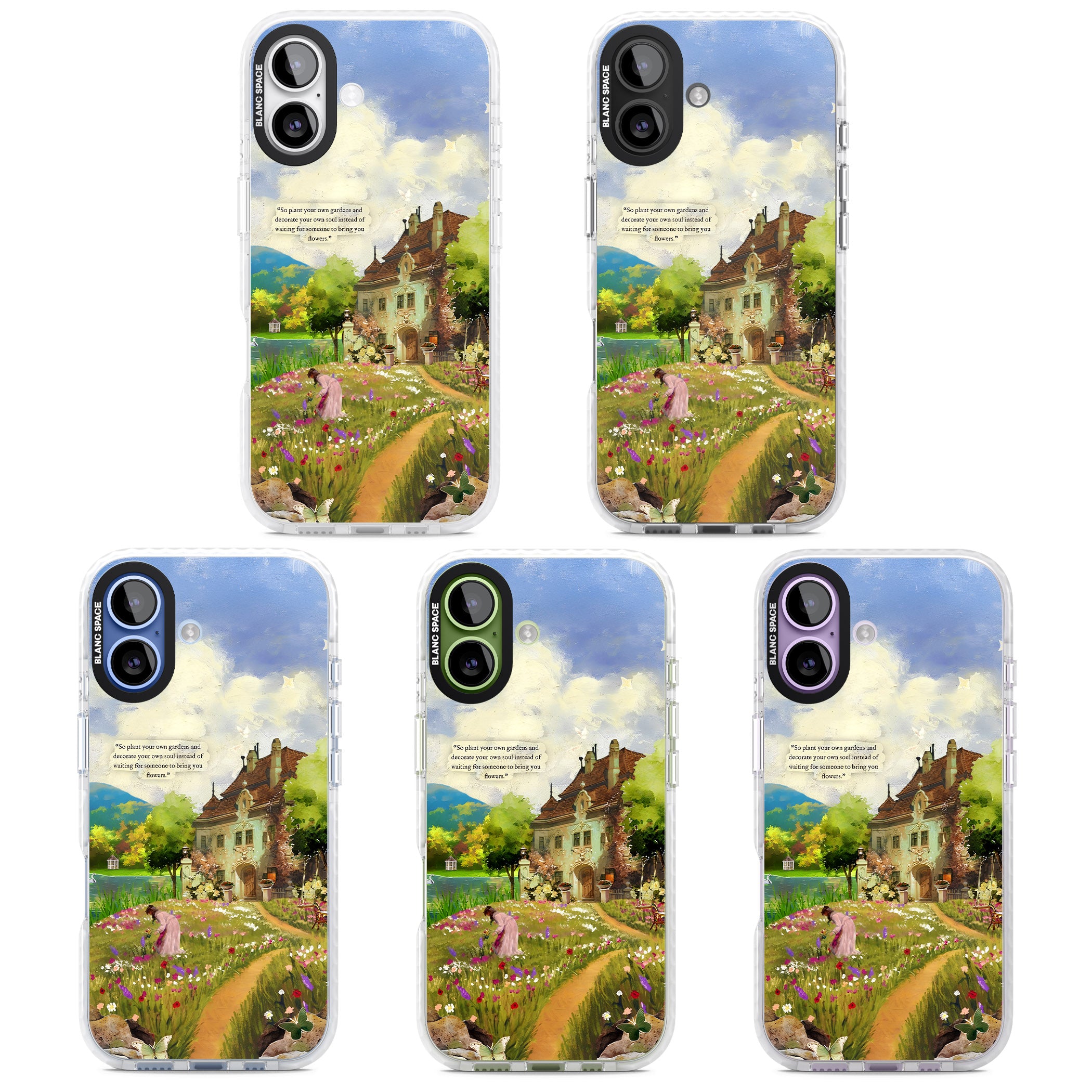 Spring Cottage iPhone 17 Impact Clear Phone Case APT Impact Protection