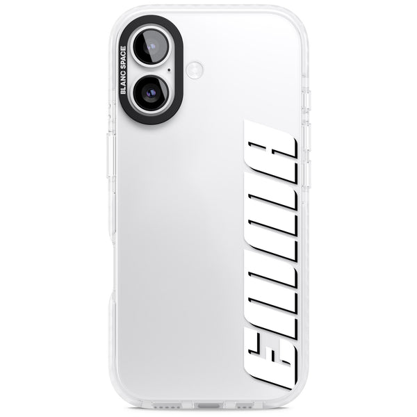 Personalised Vertical Bold Name