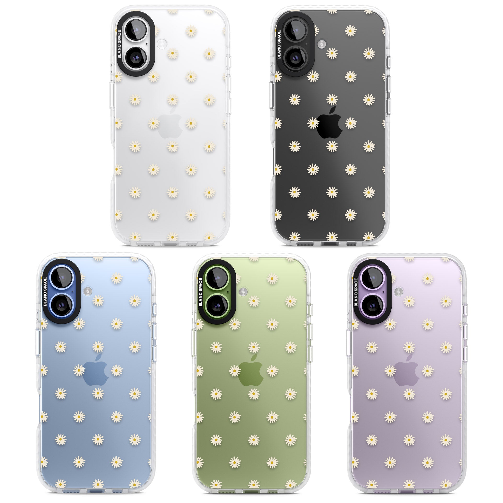 Daisy Pop Floral iPhone 17 Impact Clear Phone Case APT Impact Protection