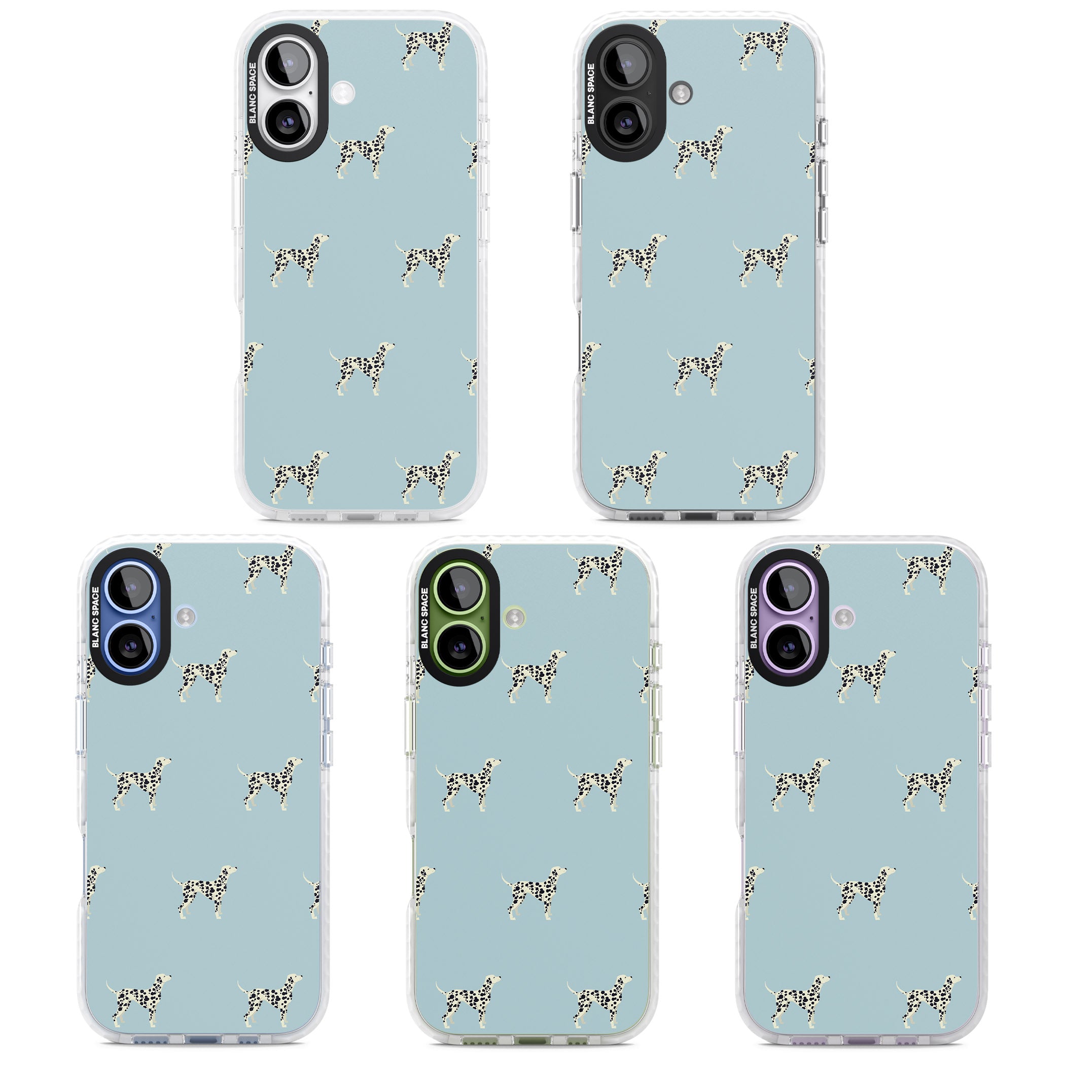 Dalmatian Pattern iPhone 17 Impact Clear Phone Case APT Impact Protection