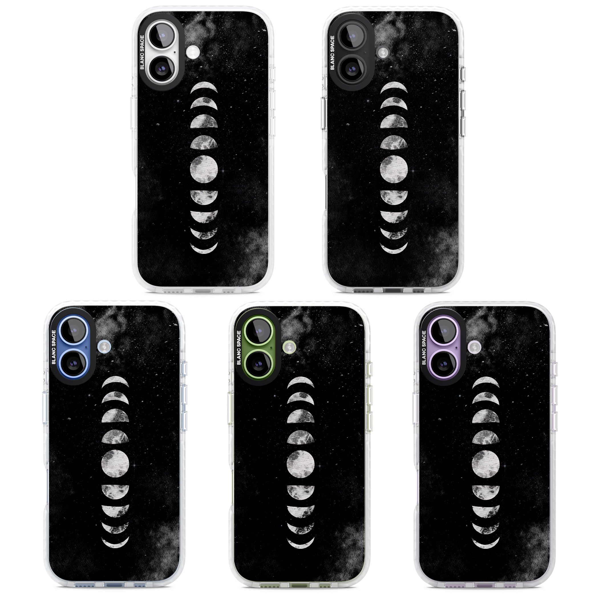 Lunar Phases iPhone 17 Impact Clear Phone Case APT Impact Protection