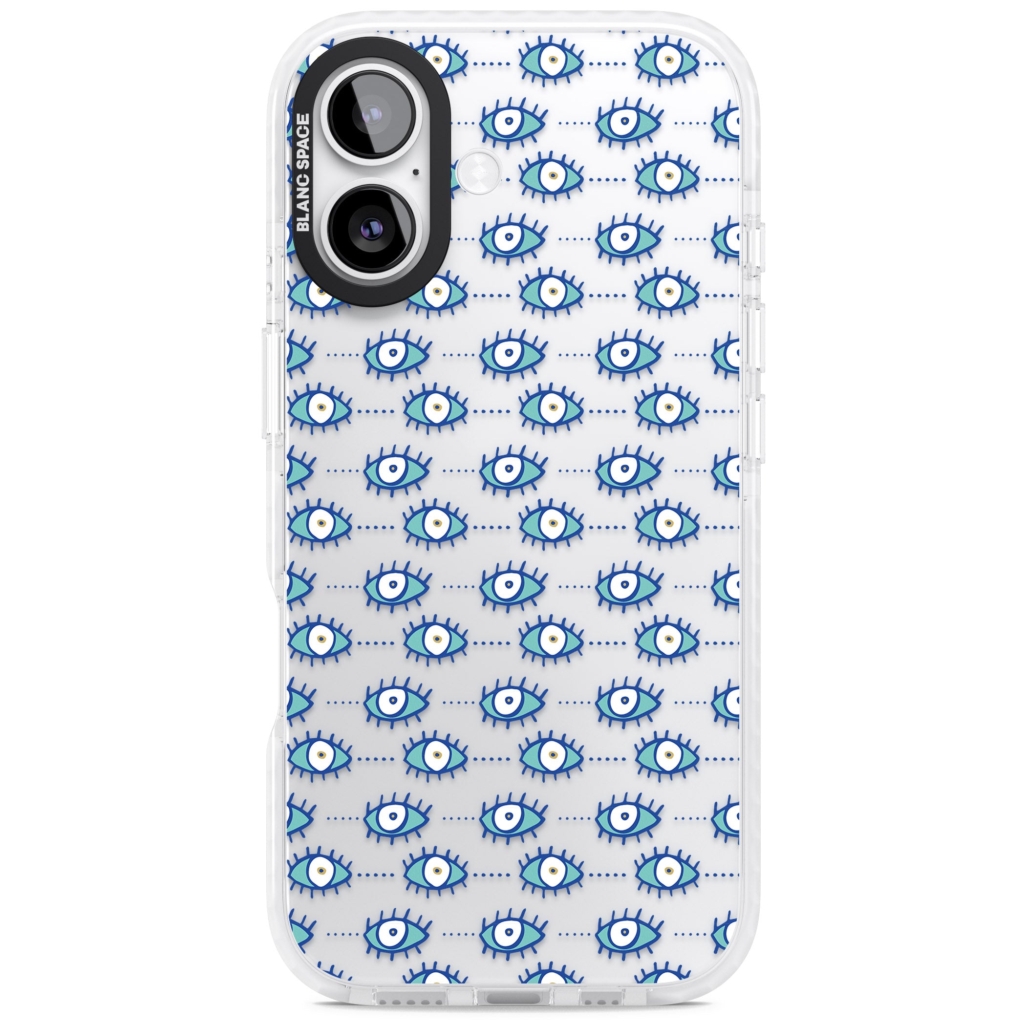 Psychedelic Eyes iPhone 17 Impact Clear Phone Case