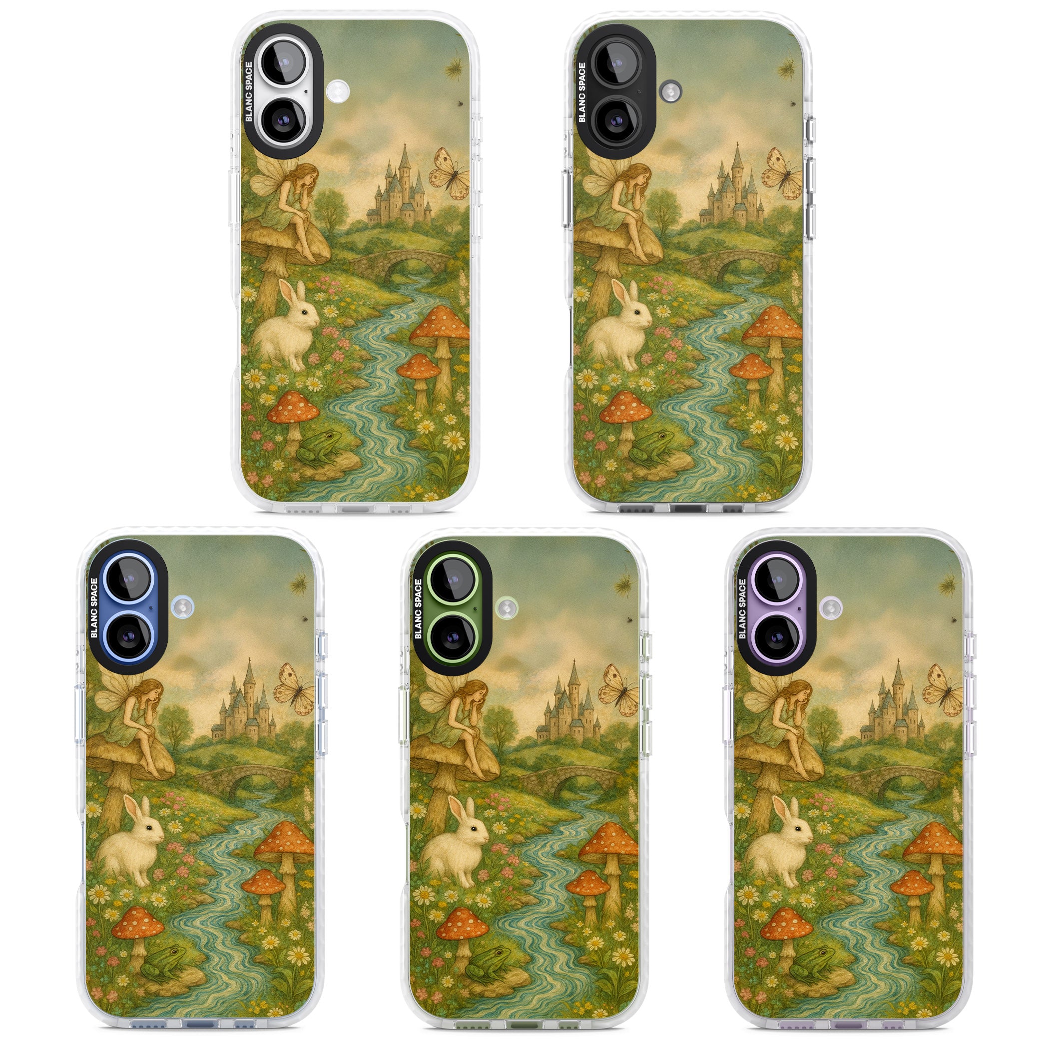 Castle Fairy iPhone 17 Impact Clear Phone Case APT Impact Protection