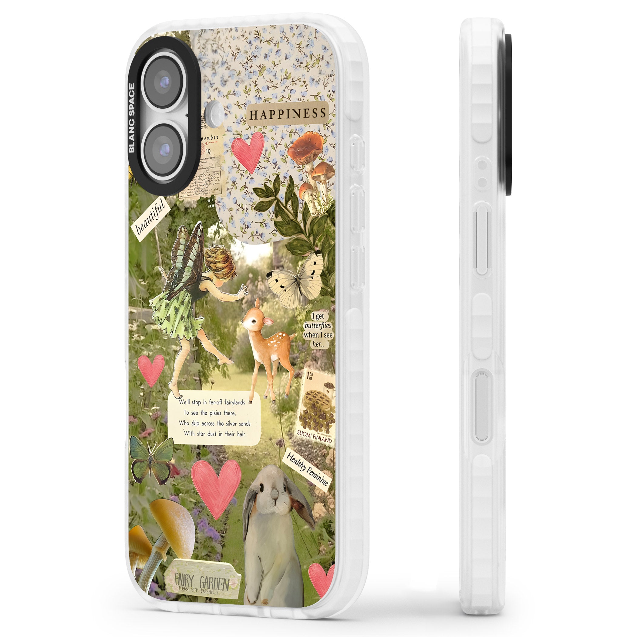 Soft Fairy iPhone 17 Impact Clear Phone Case Side Profile