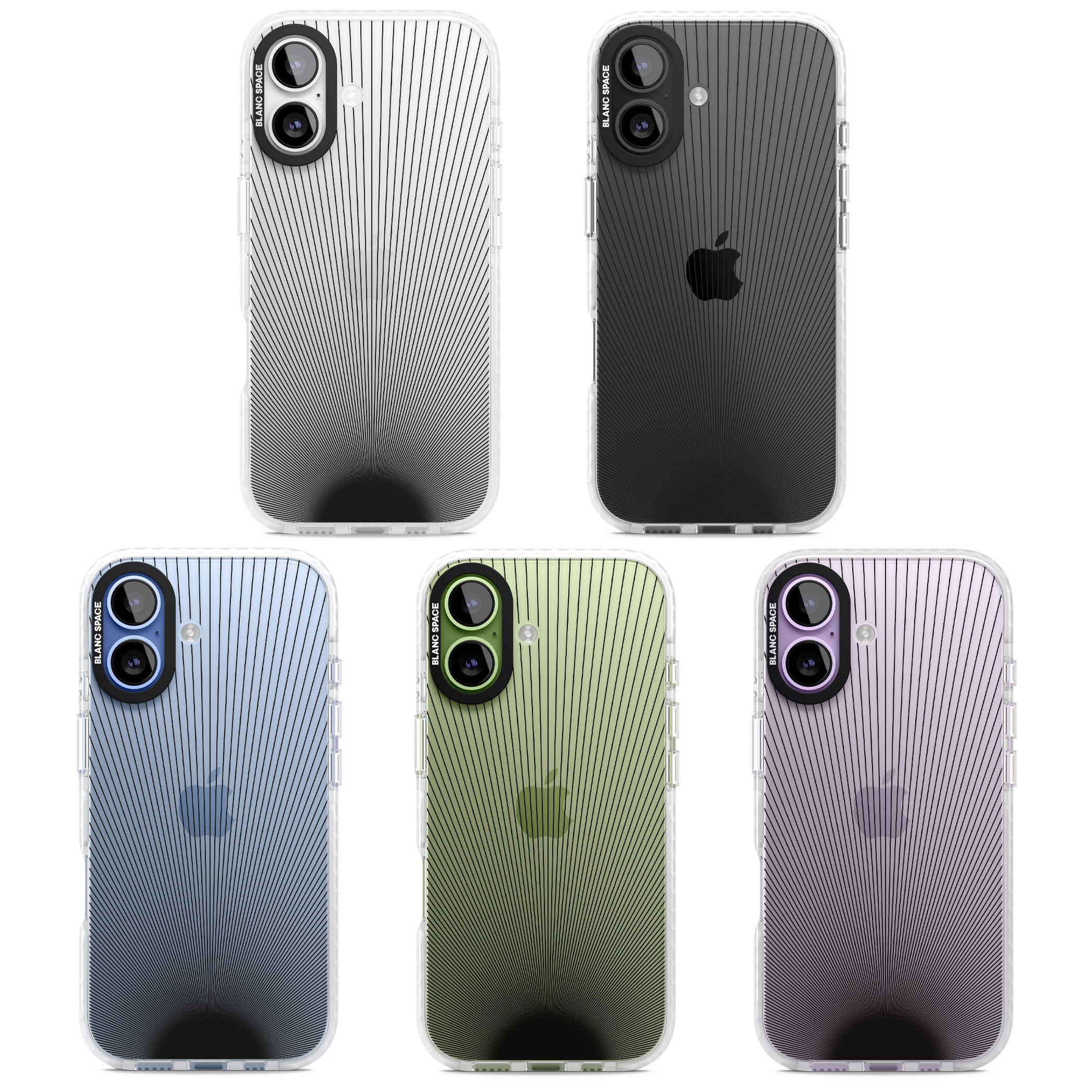 Linear Sunburst iPhone 17 Impact Clear Phone Case APT Impact Protection