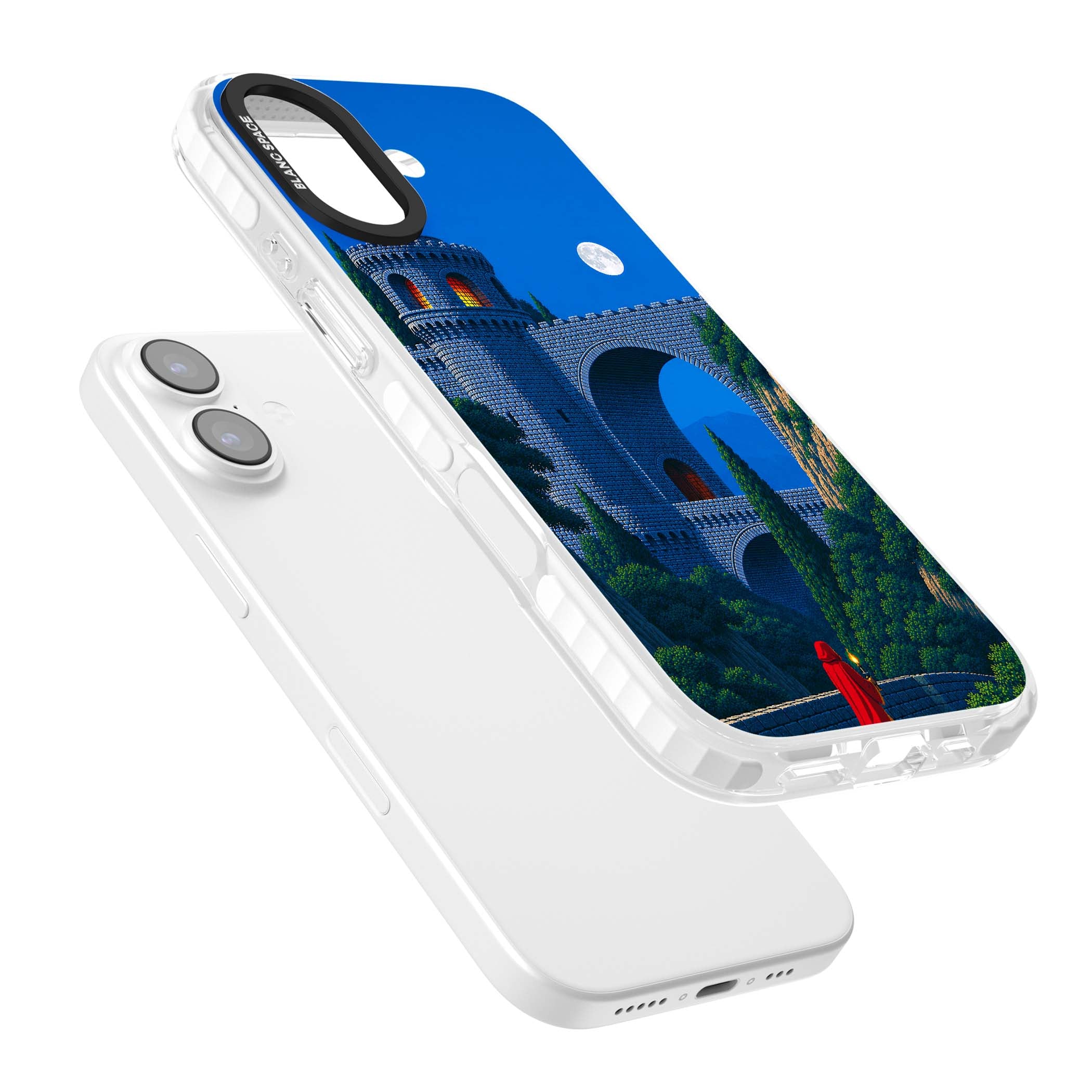 Castle Walls art iPhone case | Black Impact case for iPhone 17