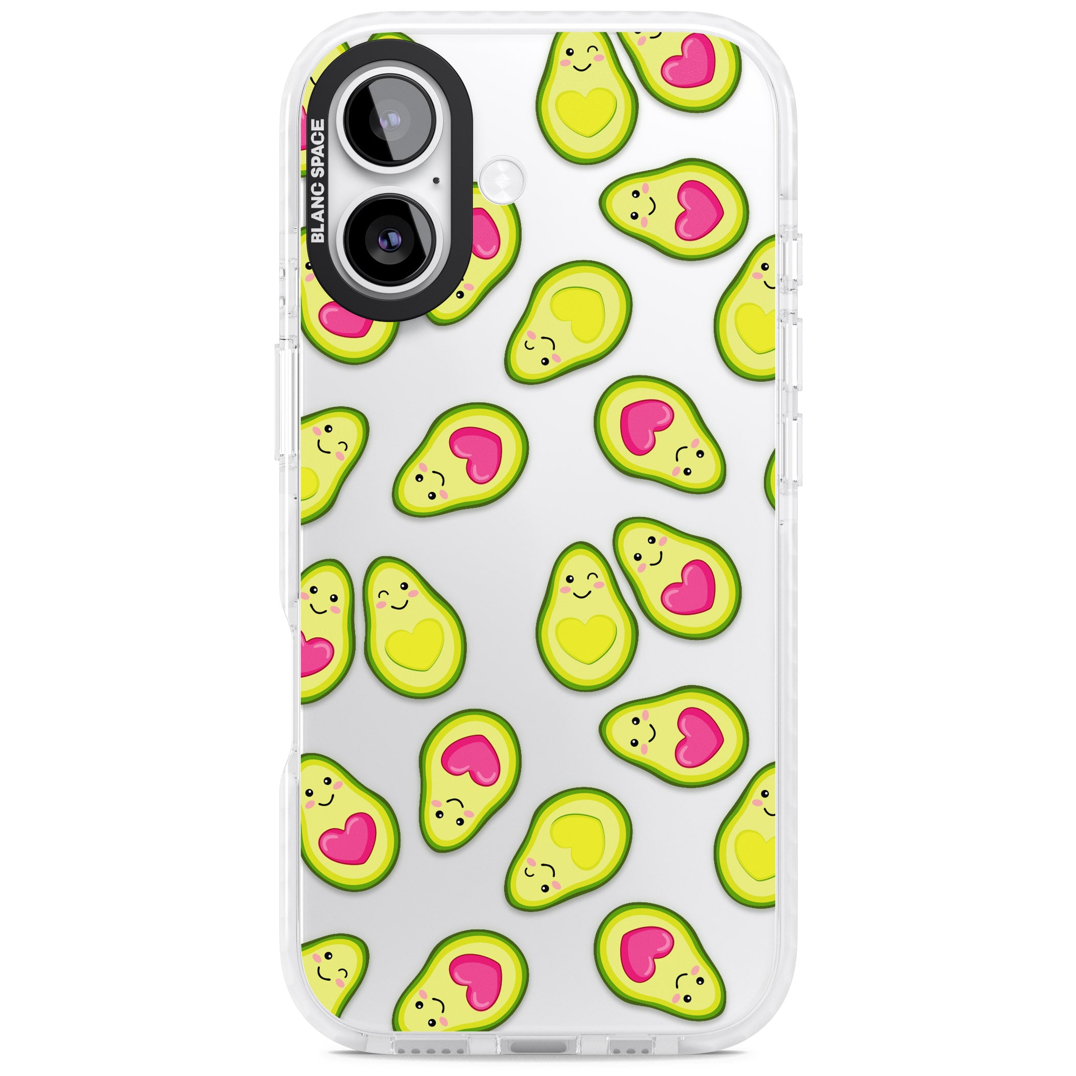 Avocado Love iPhone 17 Impact Clear Phone Case