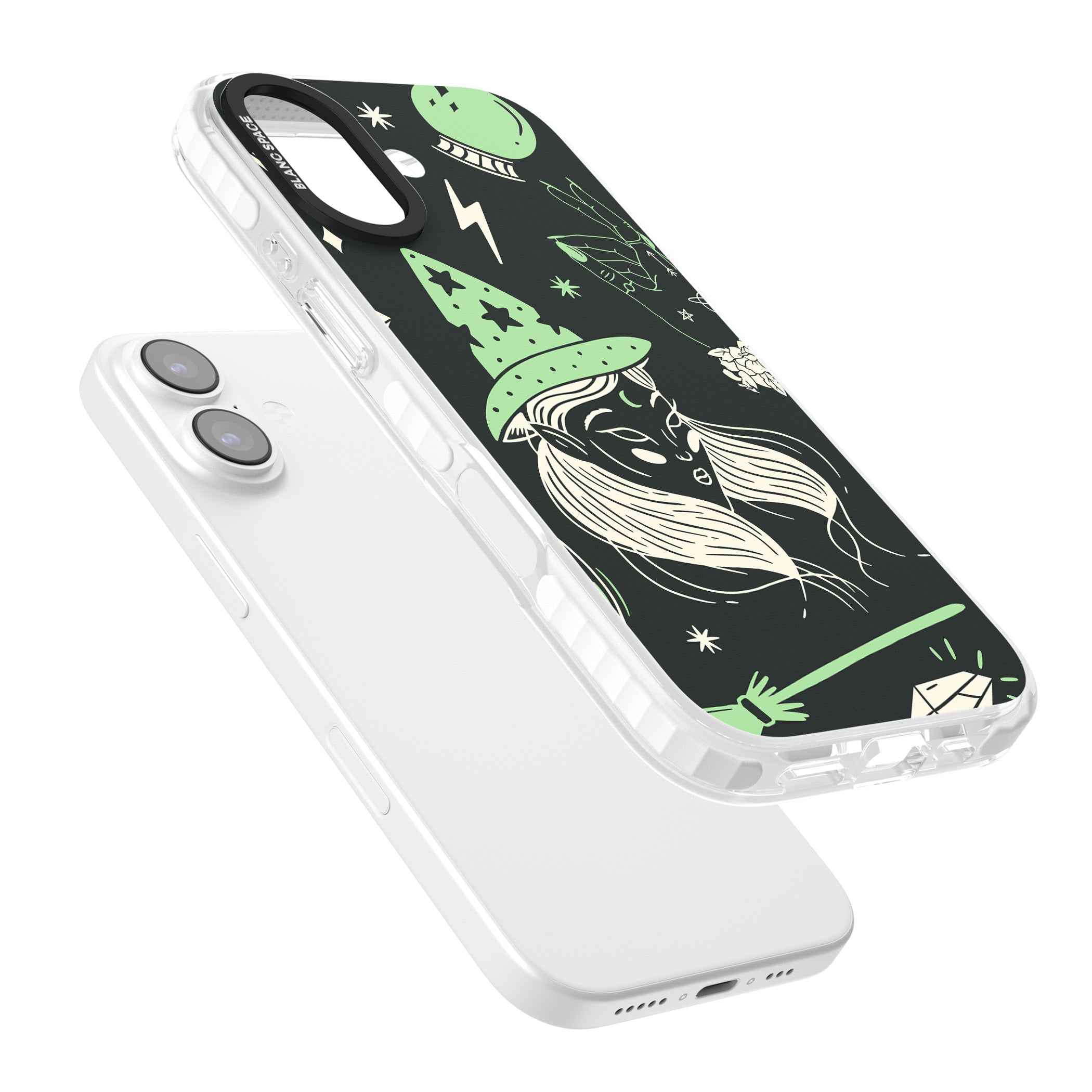 Astrology Witch Pattern iPhone 17 Impact Clear Phone Case Colours