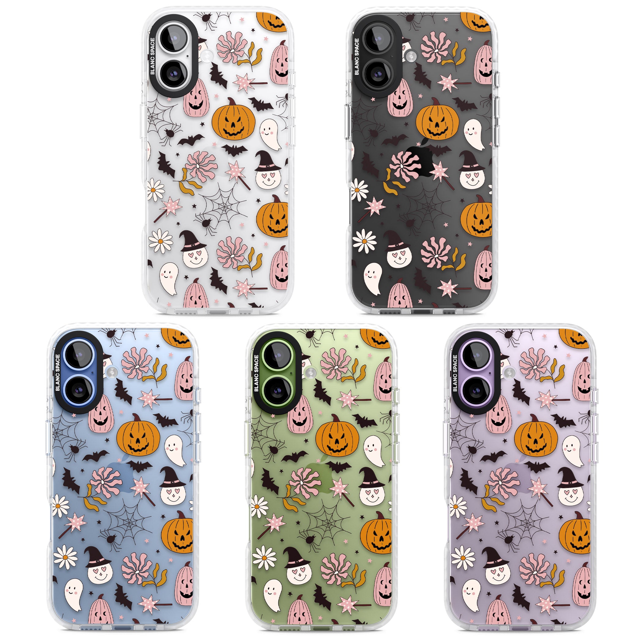 Spooky Mix iPhone 17 Impact Clear Phone Case APT Impact Protection