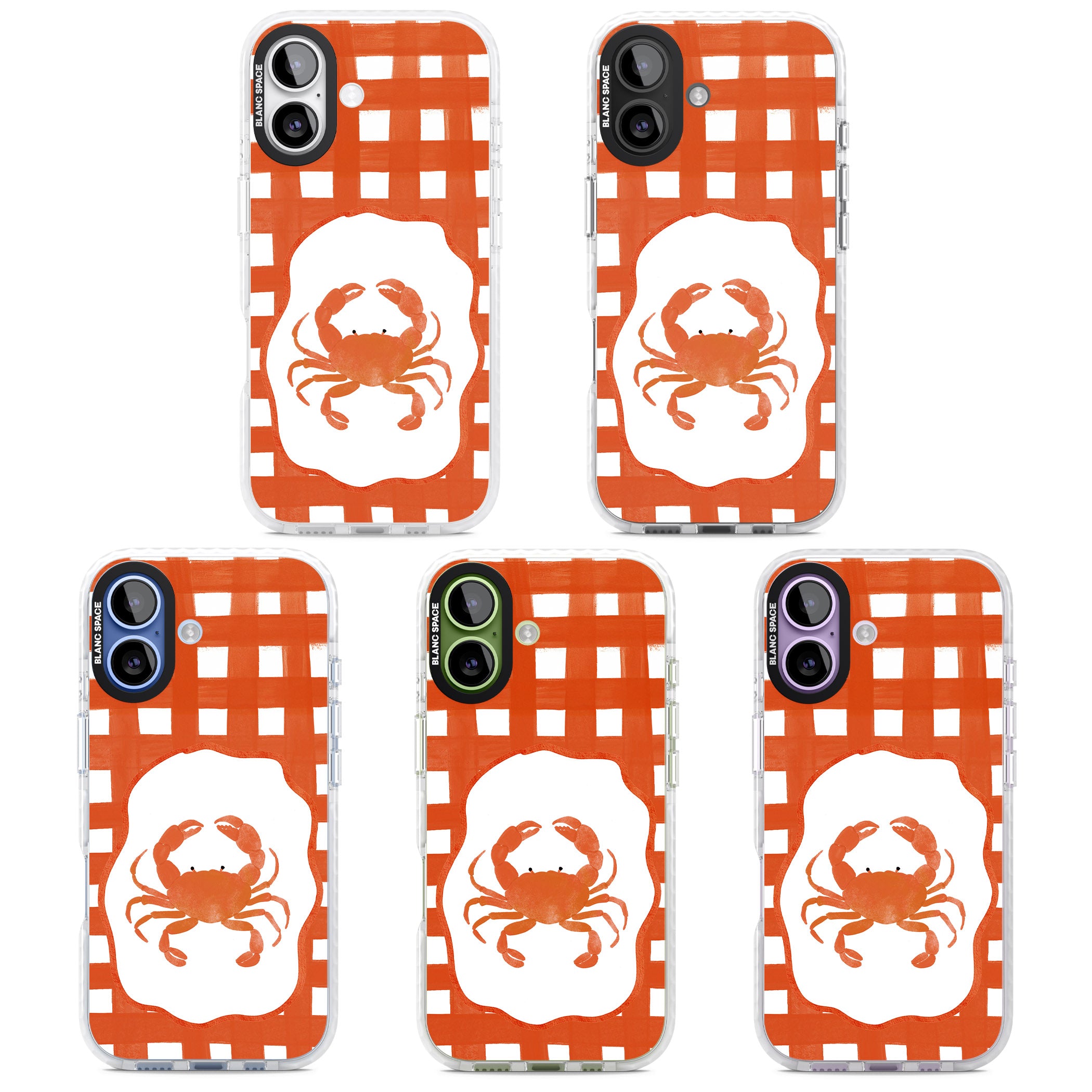 Red Lobster iPhone 17 Impact Clear Phone Case APT Impact Protection