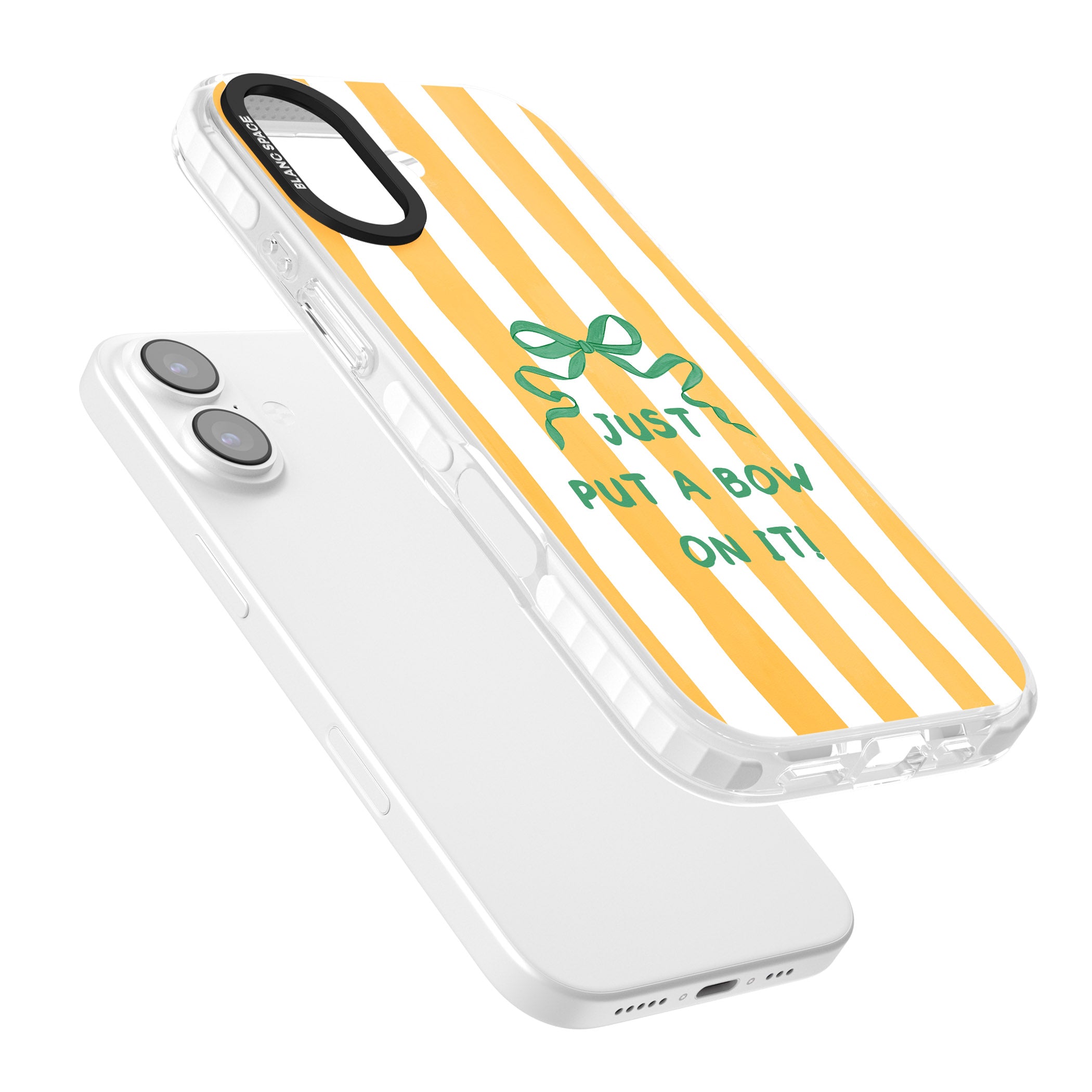 Just Put a Bow On It iPhone 17 Impact Clear Phone Case Colours
