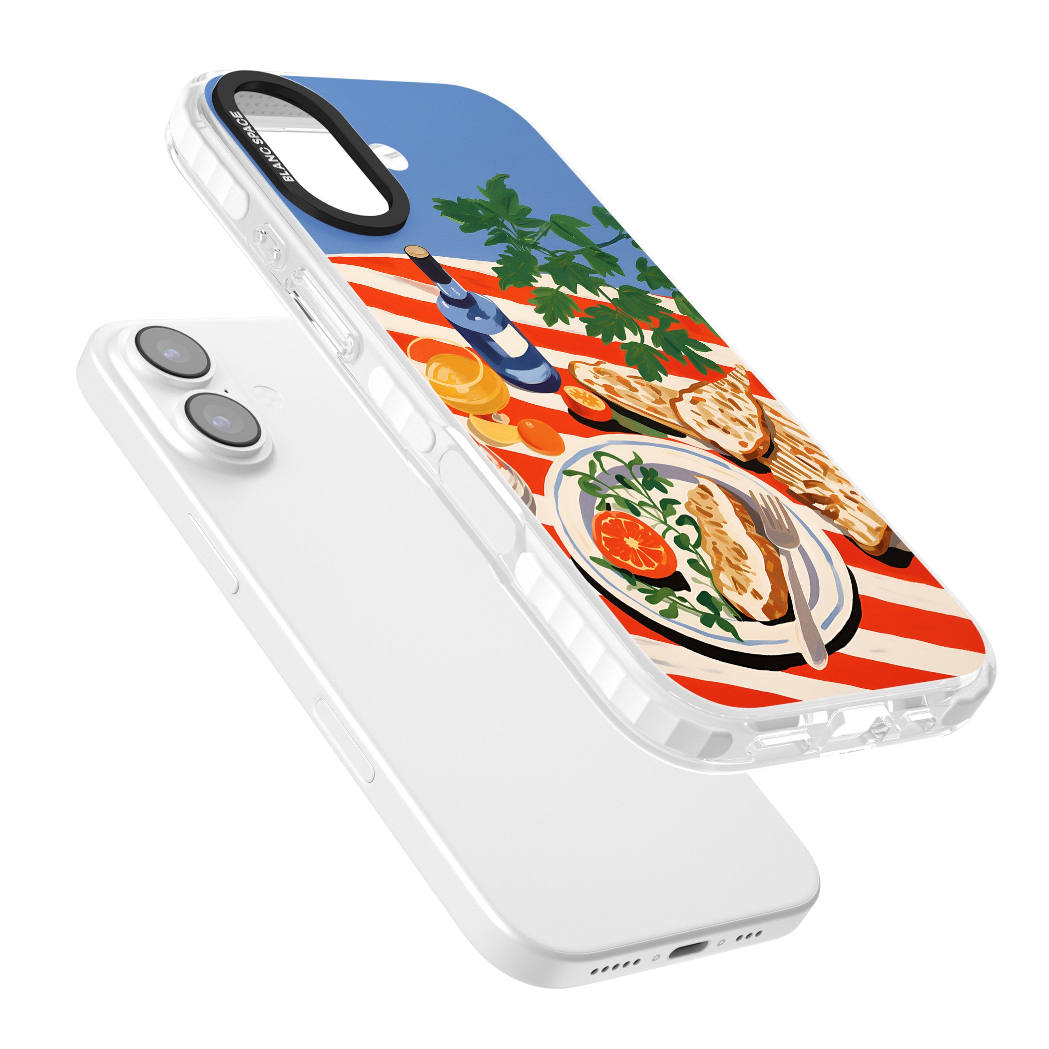 Mediterranean Lunch Table iPhone 17 Impact Clear Phone Case Colours
