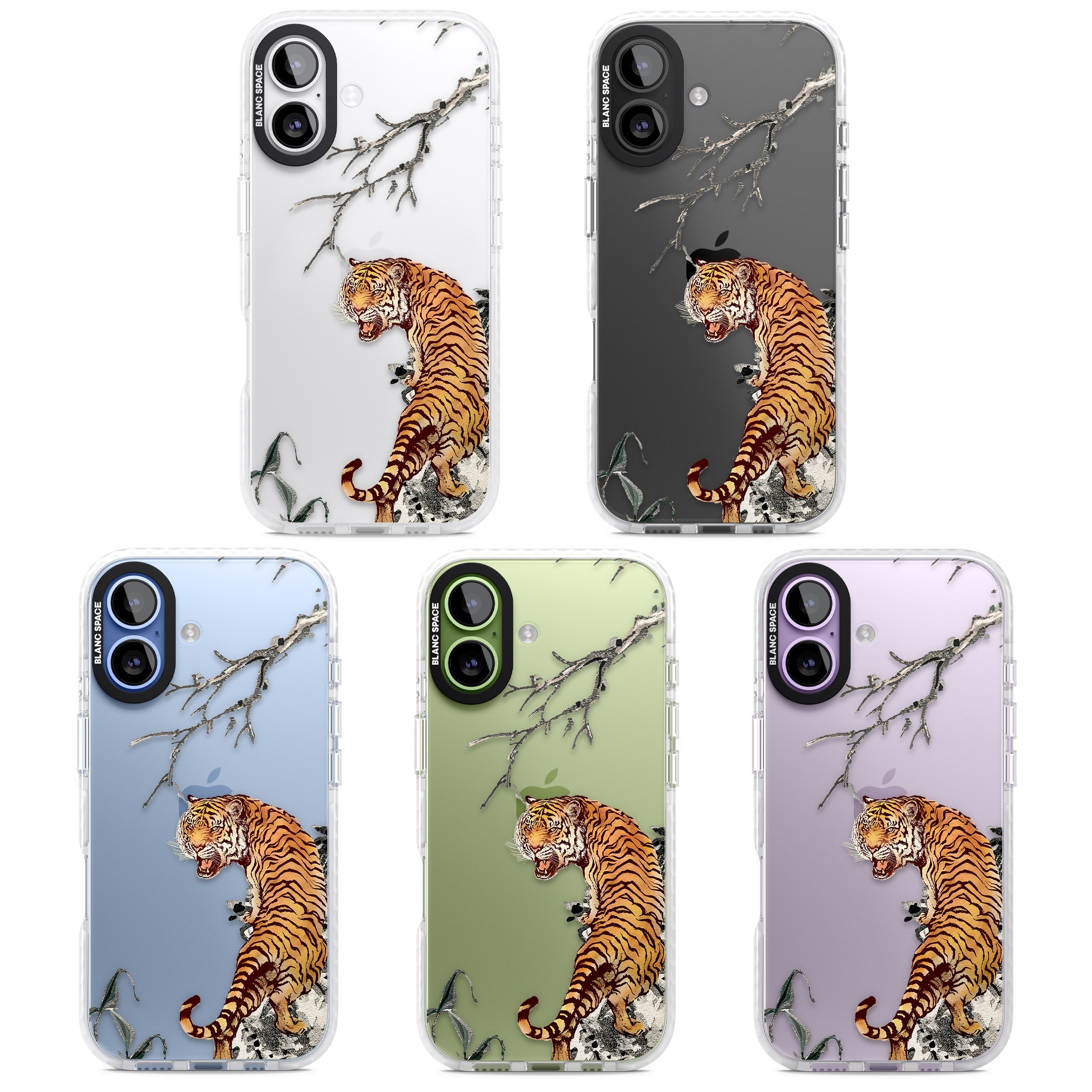 Roaring Tiger iPhone 17 Impact Clear Phone Case APT Impact Protection