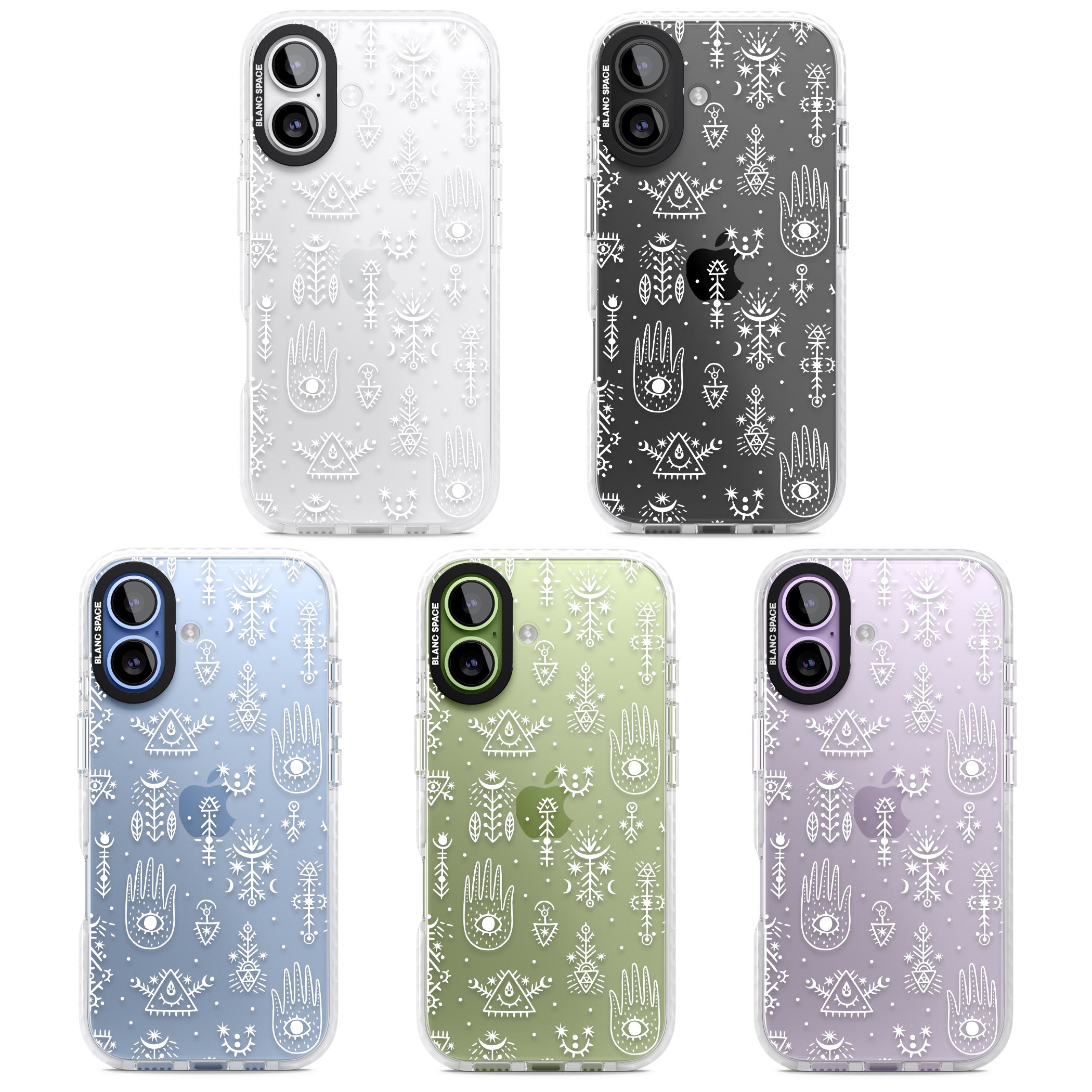 Mystic Symbols iPhone 17 Impact Clear Phone Case APT Impact Protection