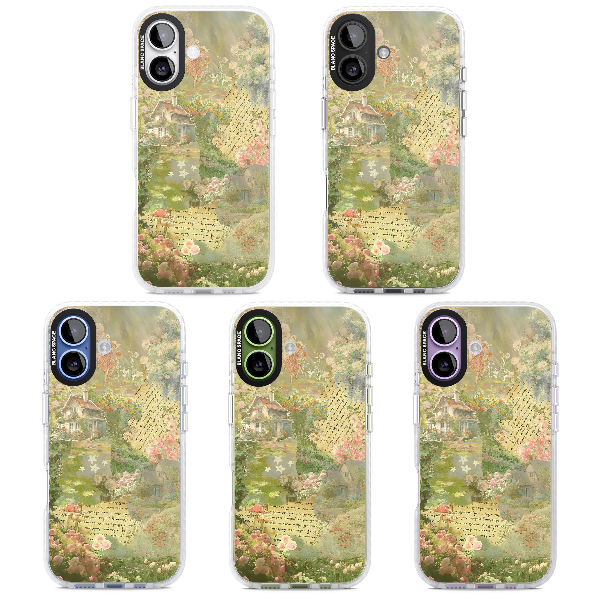 Soft Spring Collage iPhone 17 Impact Pro Clear Phone Case APT Impact Protection
