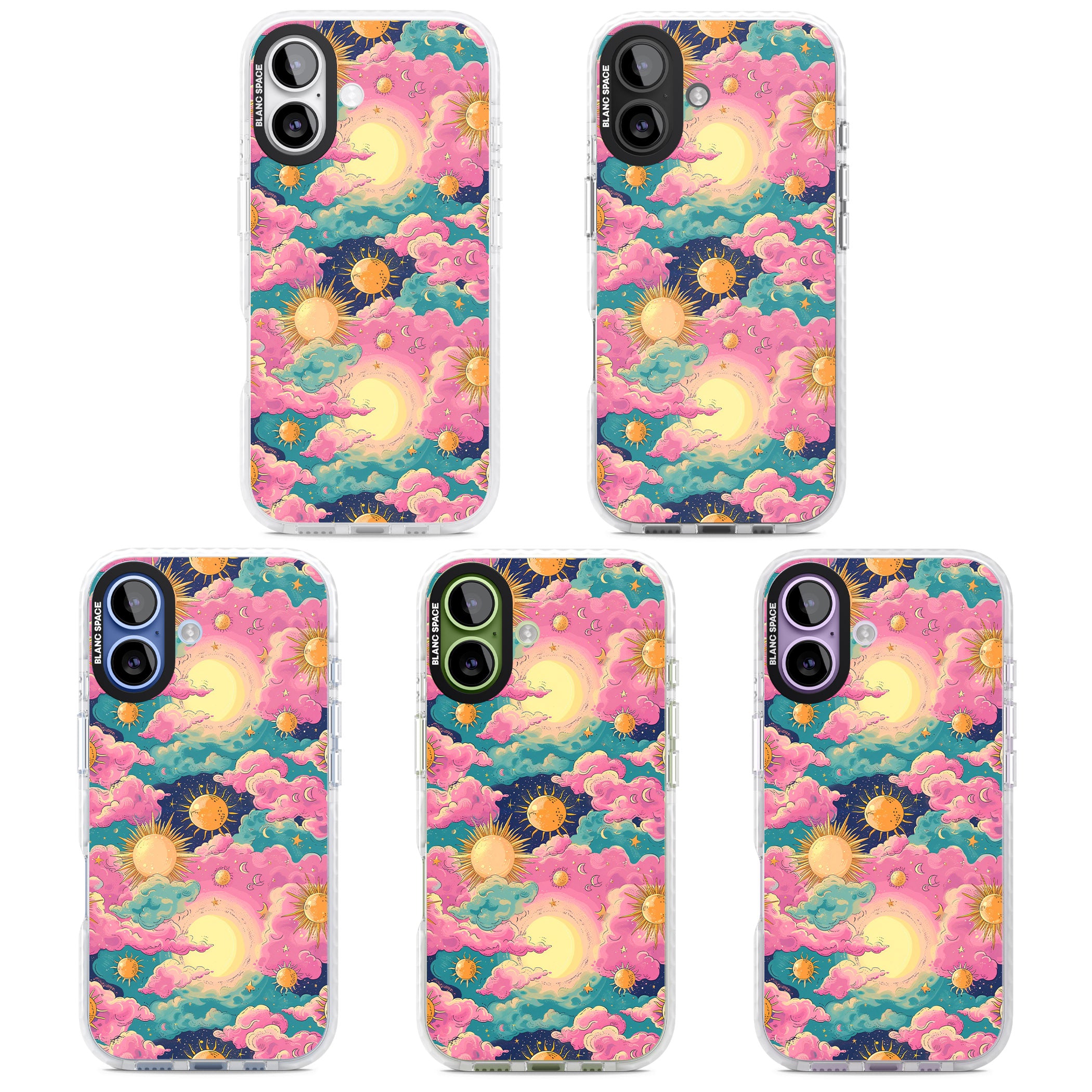 Starlight Clouds iPhone 17 Impact Pro Clear Phone Case APT Impact Protection