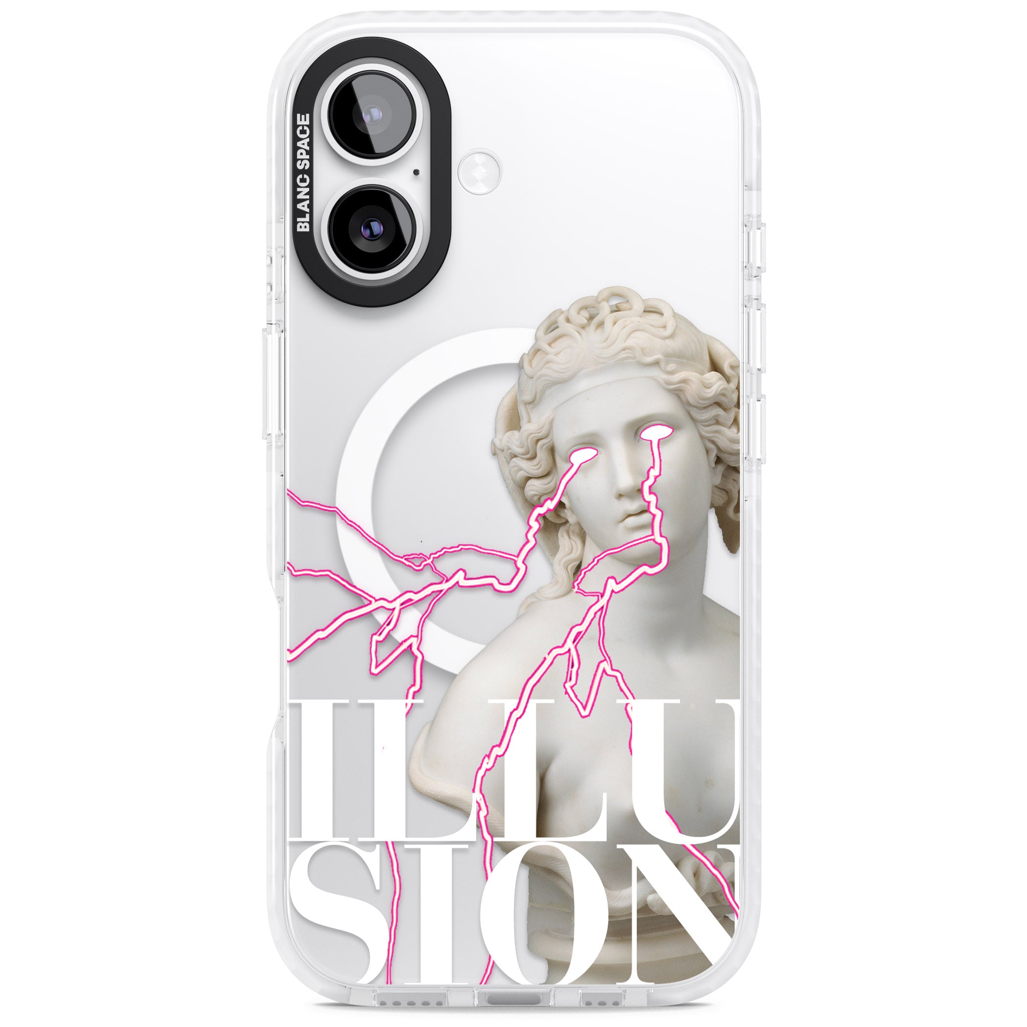 Illusion iPhone 17 Impact Pro Clear Phone Case