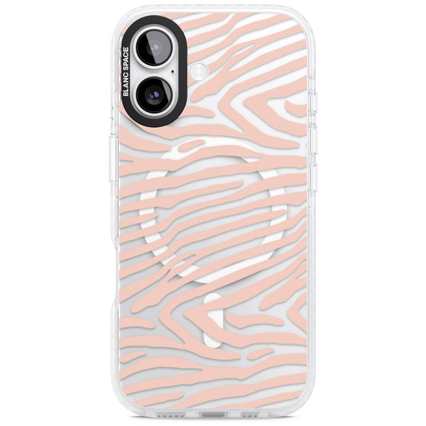 Horizontal Zebra Stripes Transparent Animal Print