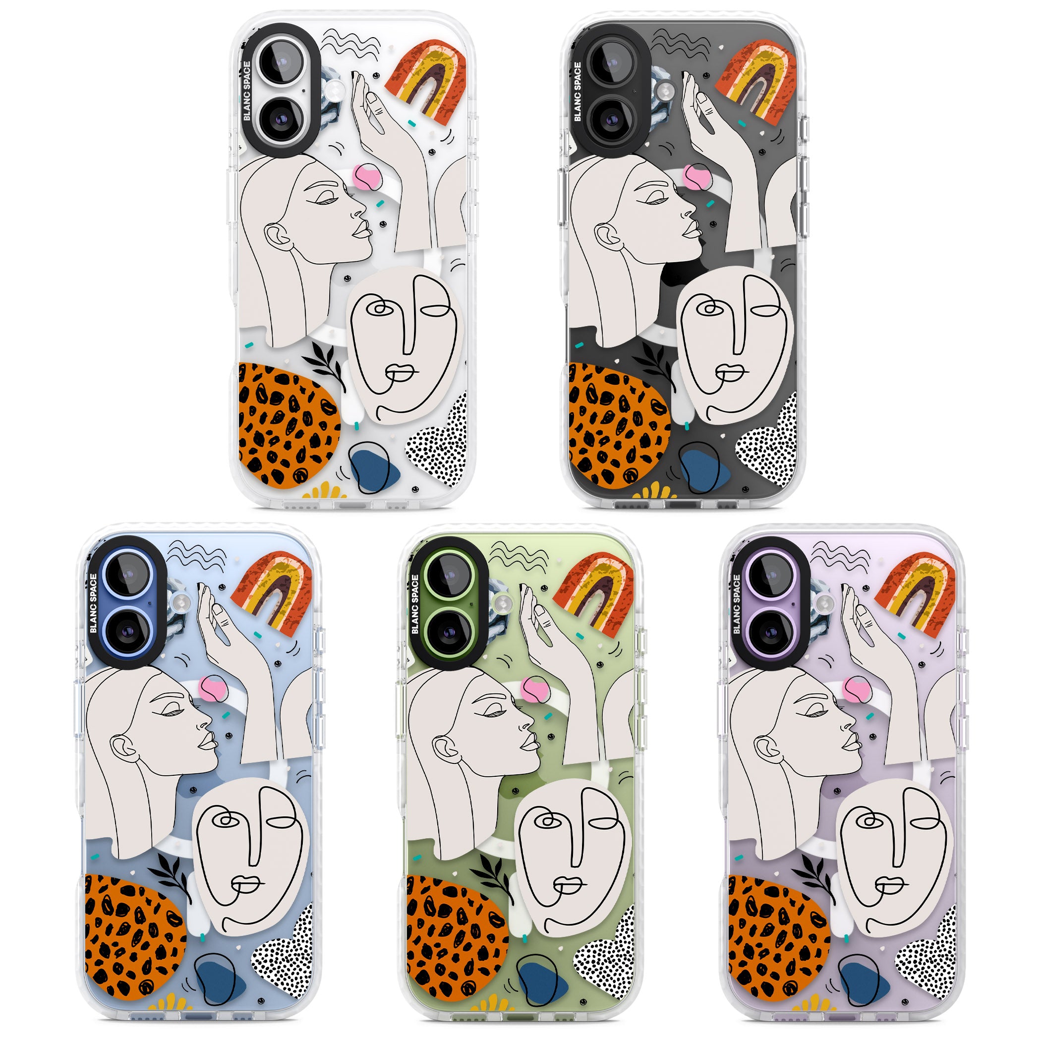 Artistic Expression Scrapbook iPhone 17 Impact Pro Clear Phone Case APT Impact Protection