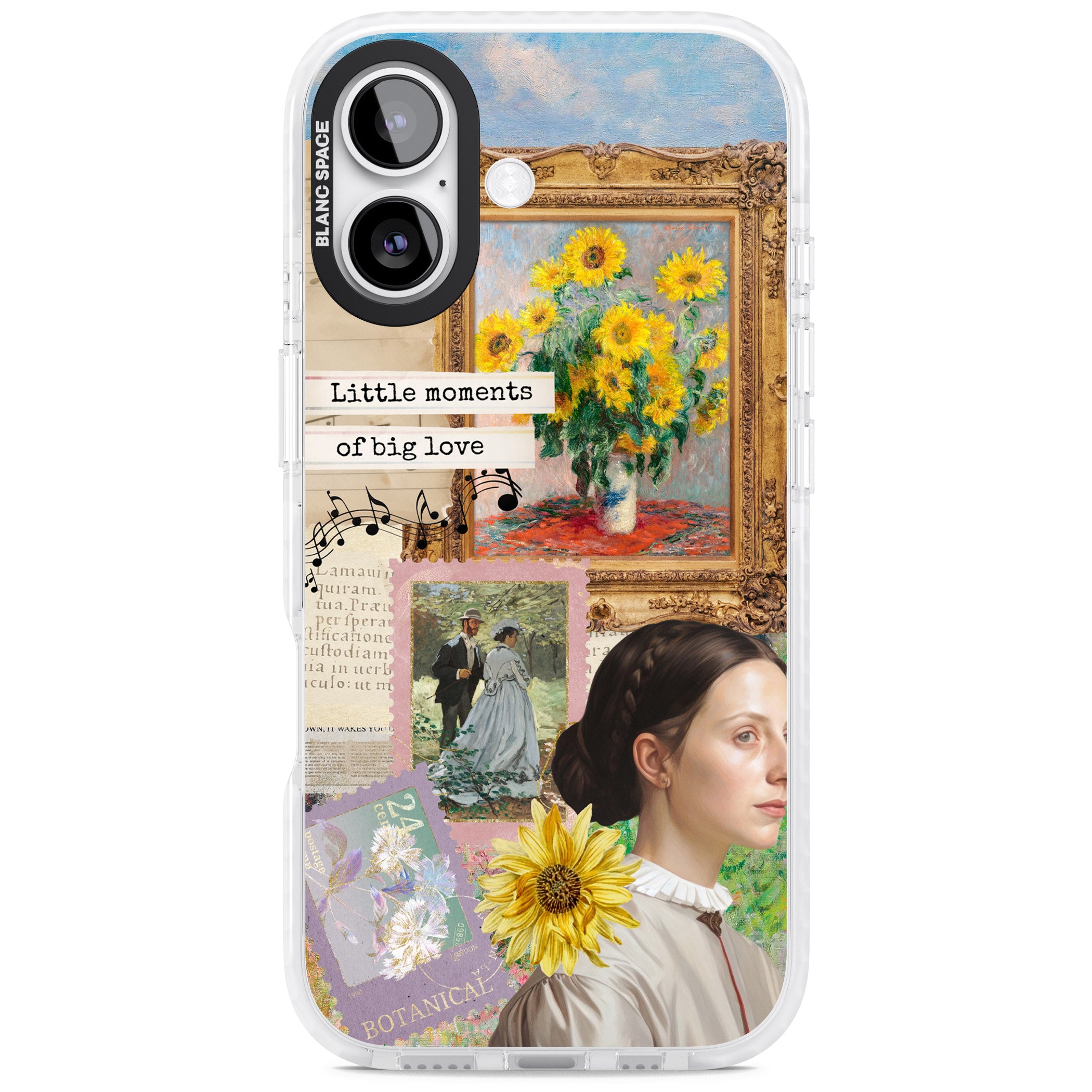 Monet 'Little Moments' Collage iPhone 17 Impact Pro Clear Phone Case