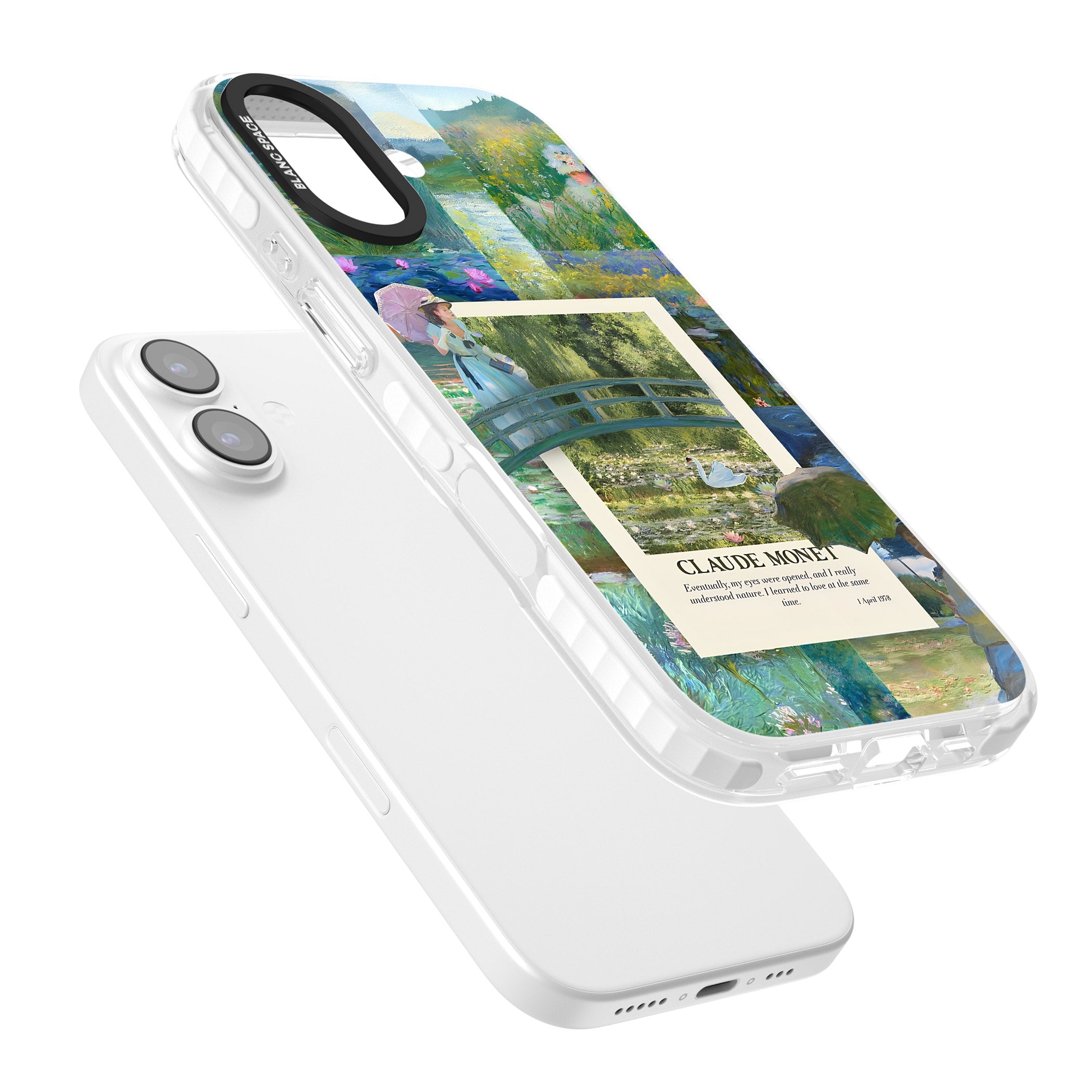 Monet Gardens iPhone 17 Impact Pro Clear Phone Case Colours